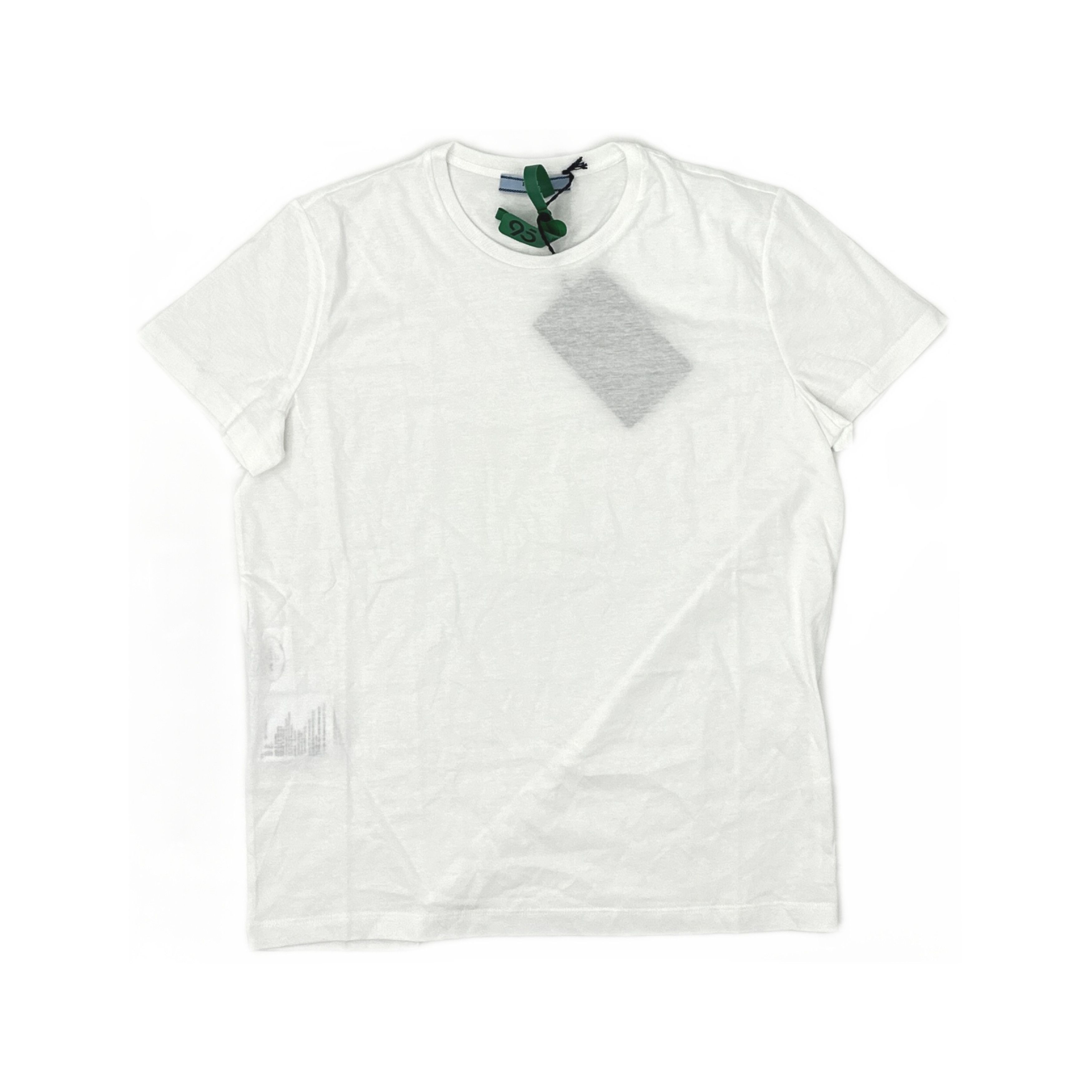 Prada Prada White Round Neck T-Shirt Size XL Size XL / US 12-14 / IT 48-50 - 1 Thumbnail
