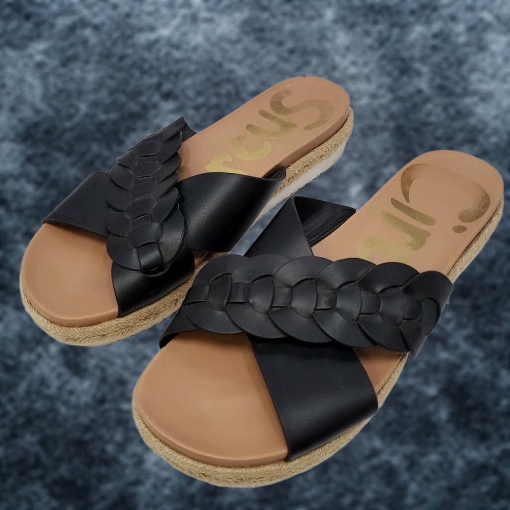 Sam Edelman Circus by Sam Edelman Sandal Nola Espadrille Platform Open Toe Black Women's 11 Summer Spring Size US 11 / IT 41 - 1 Thumbnail