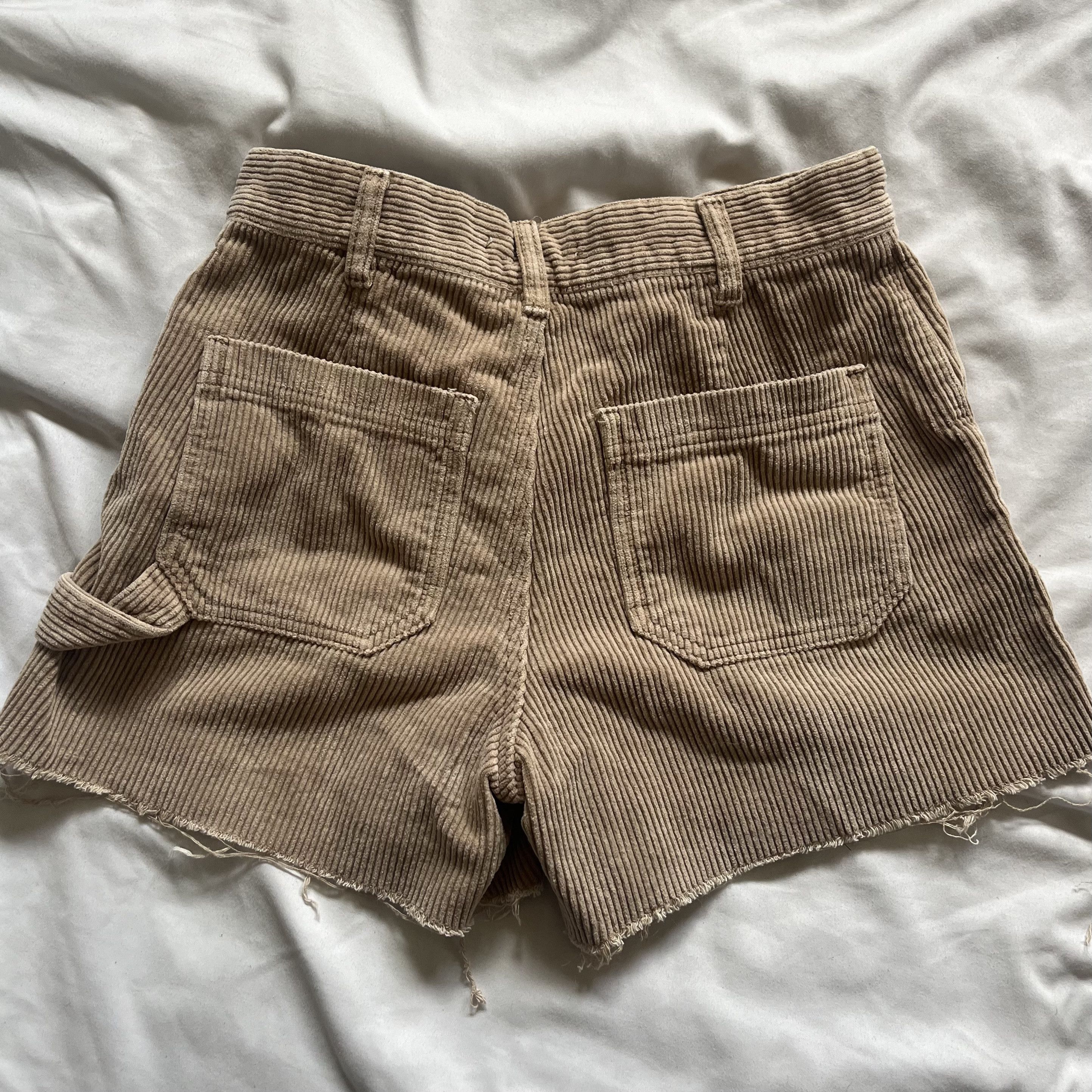 Pacsun PacSun Brown Corduroy Booty Shorts Size 25" / US 0 / IT 36 - 3 Thumbnail