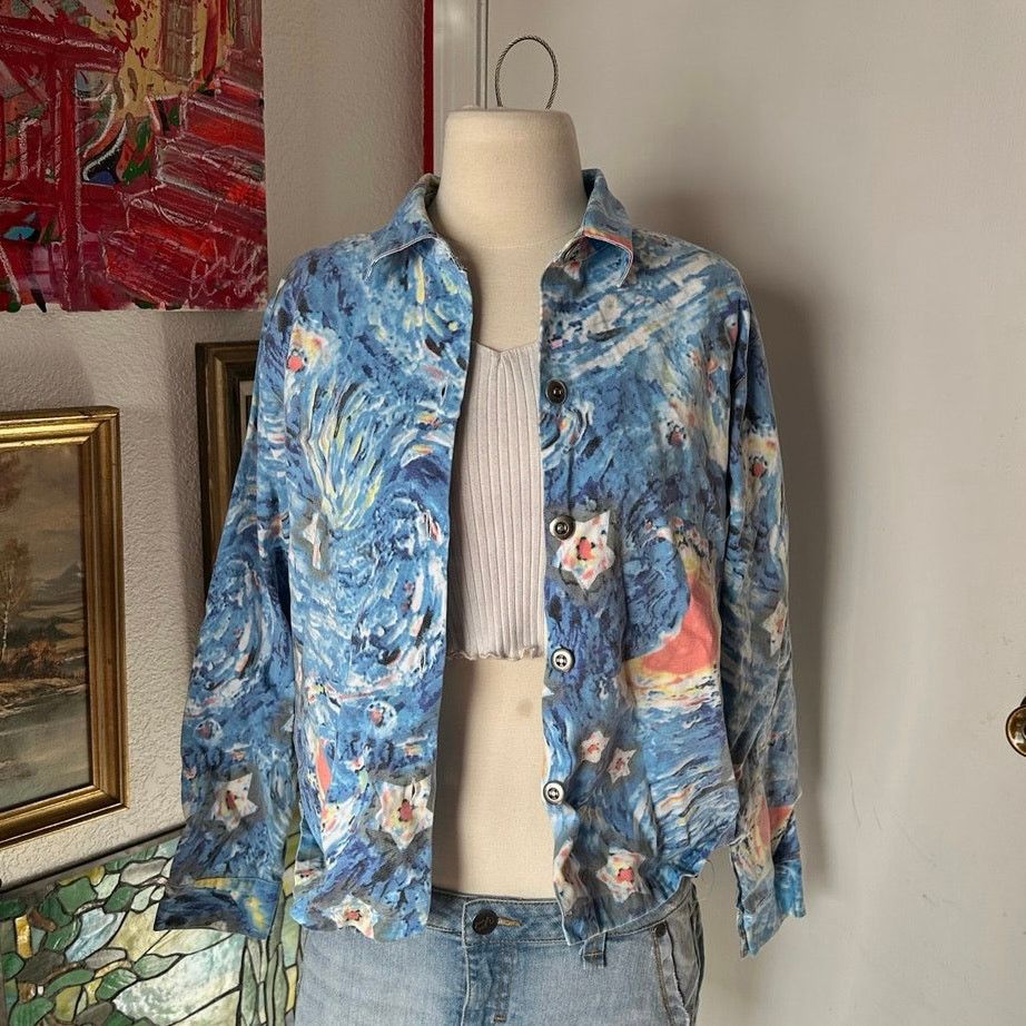 Other artocapes painting graphic button up jacket Size S / US 4 / IT 40 - 1 Thumbnail