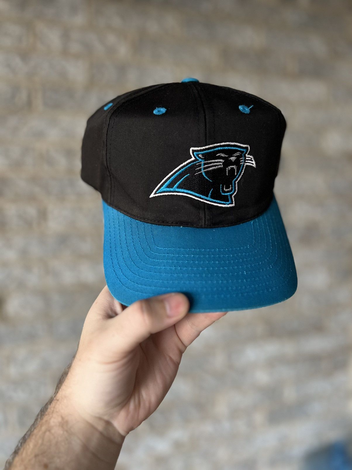 Sports Specialties × Vintage Vintage 90’s NFL Carolina Panthers SnapBack Hat Size ONE SIZE - 1 Thumbnail