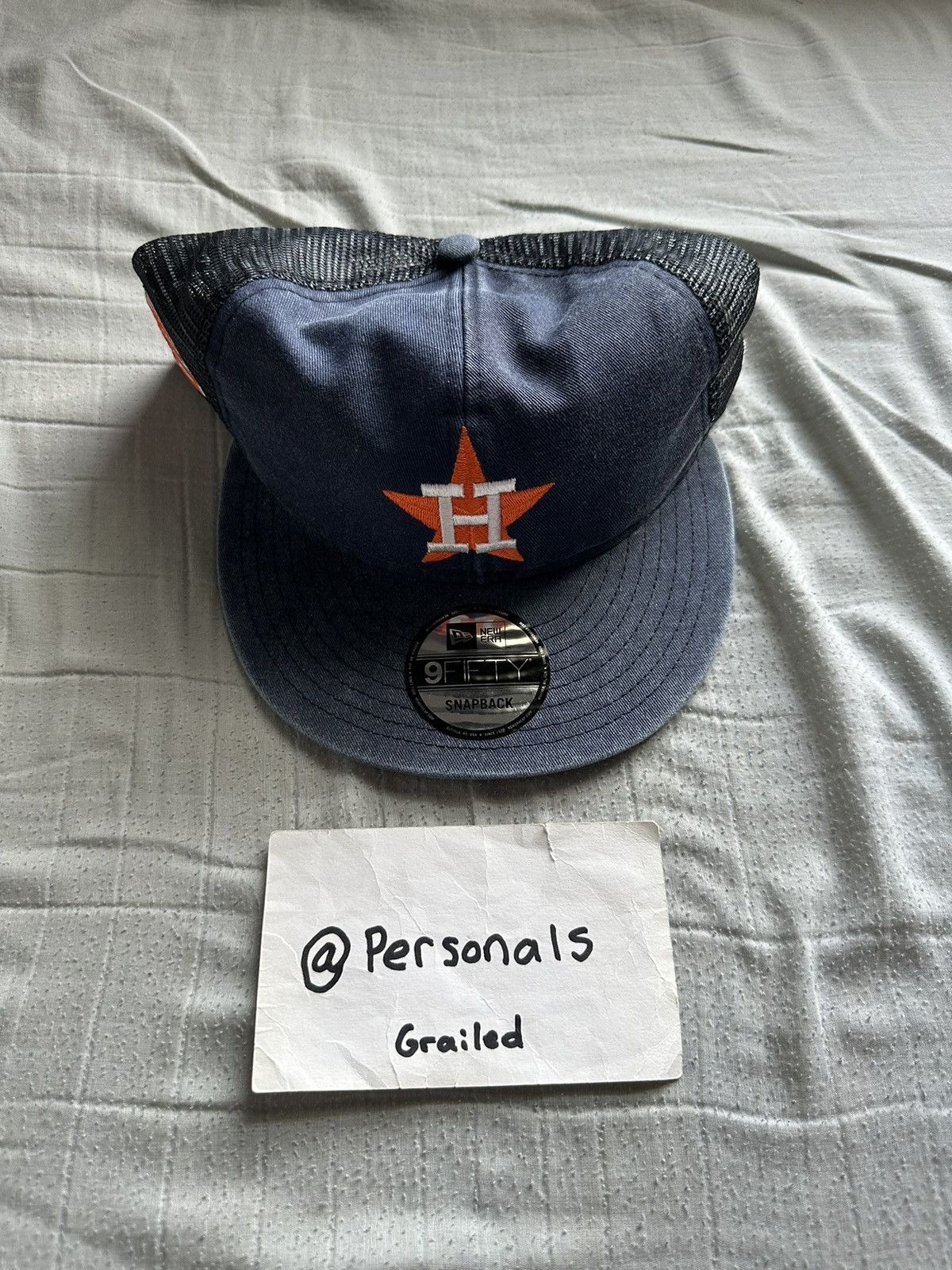 Eric Emanuel × MLB NEW Eric Emanuel Houston Astros Big League Trucker Size ONE SIZE - 2 Thumbnail