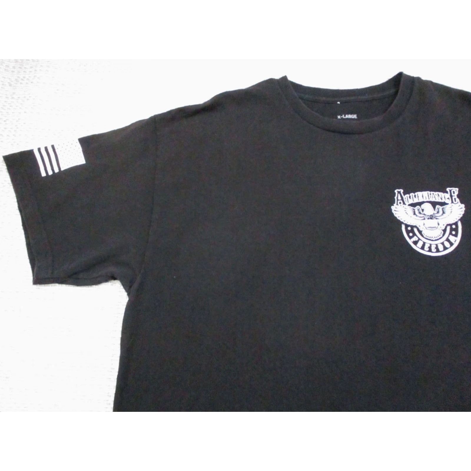 Vintage Allegiance Freedom Shirt Mens XL Black Eagle Flag Graphic Patriotic Made USA Shirt Mens XL Black USA Flag Eagle Graphic Size US XL / EU 56 / 4 - 5 Thumbnail