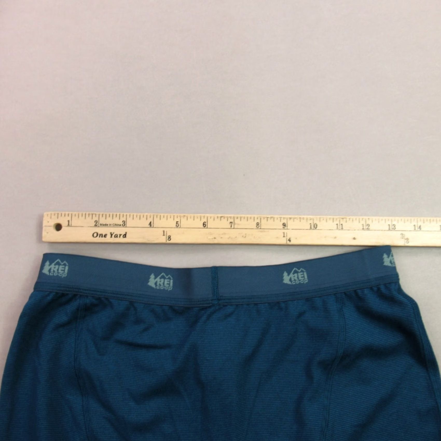 Vintage REI Leggings Womens XL 18 Blue Casual Stretch Lightweight Knit Ankle Pockets Logo Athletic Jeans Trousers Size 40" / US 18 - 5 Thumbnail