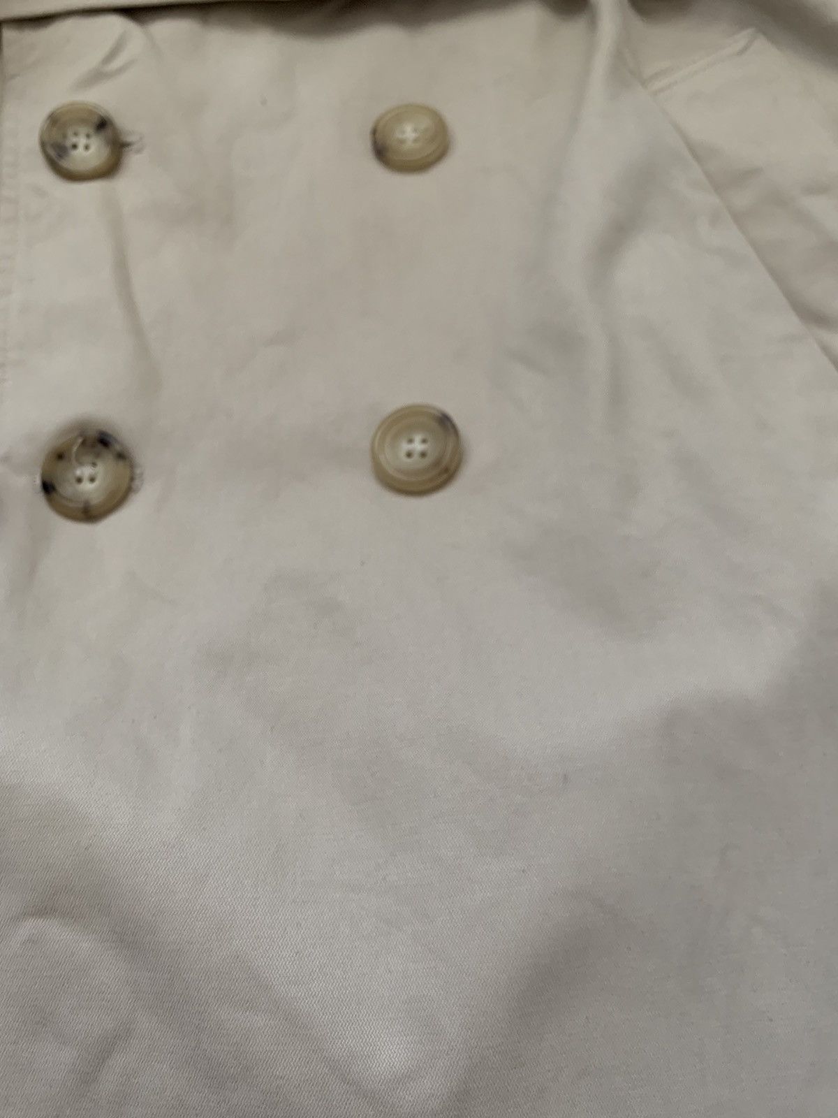 A.P.C. × Vintage APC Tan Trench Coat Womens Jacket Belted Beige Size XS / US 0-2 / IT 36-38 - 15 Thumbnail