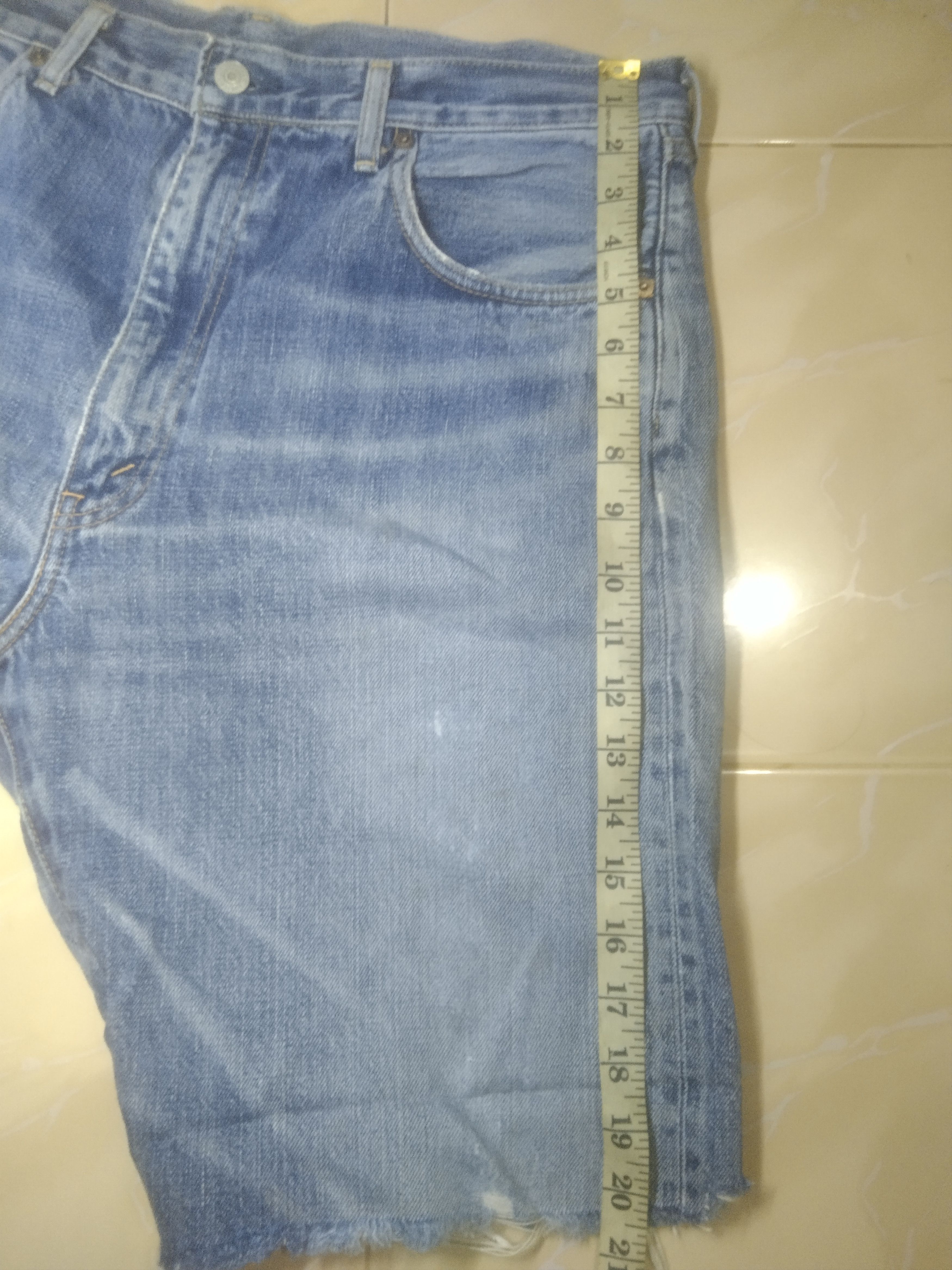 Levi's × Levi's Vintage Clothing × Vintage Vintage distressed Selvedge Levi's Big E 502 xx short pants Size US 36 / EU 52 - 13 Thumbnail