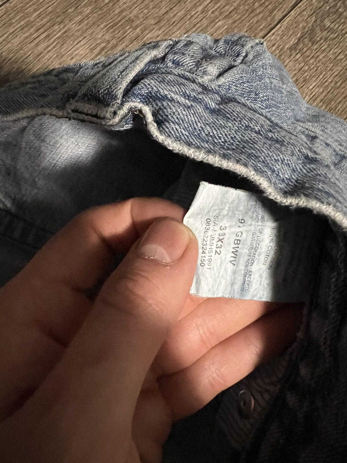 Vintage Wrangler Distressed Loose Fit Denim 38x32 Size US 38 / EU 54 - 8 Thumbnail