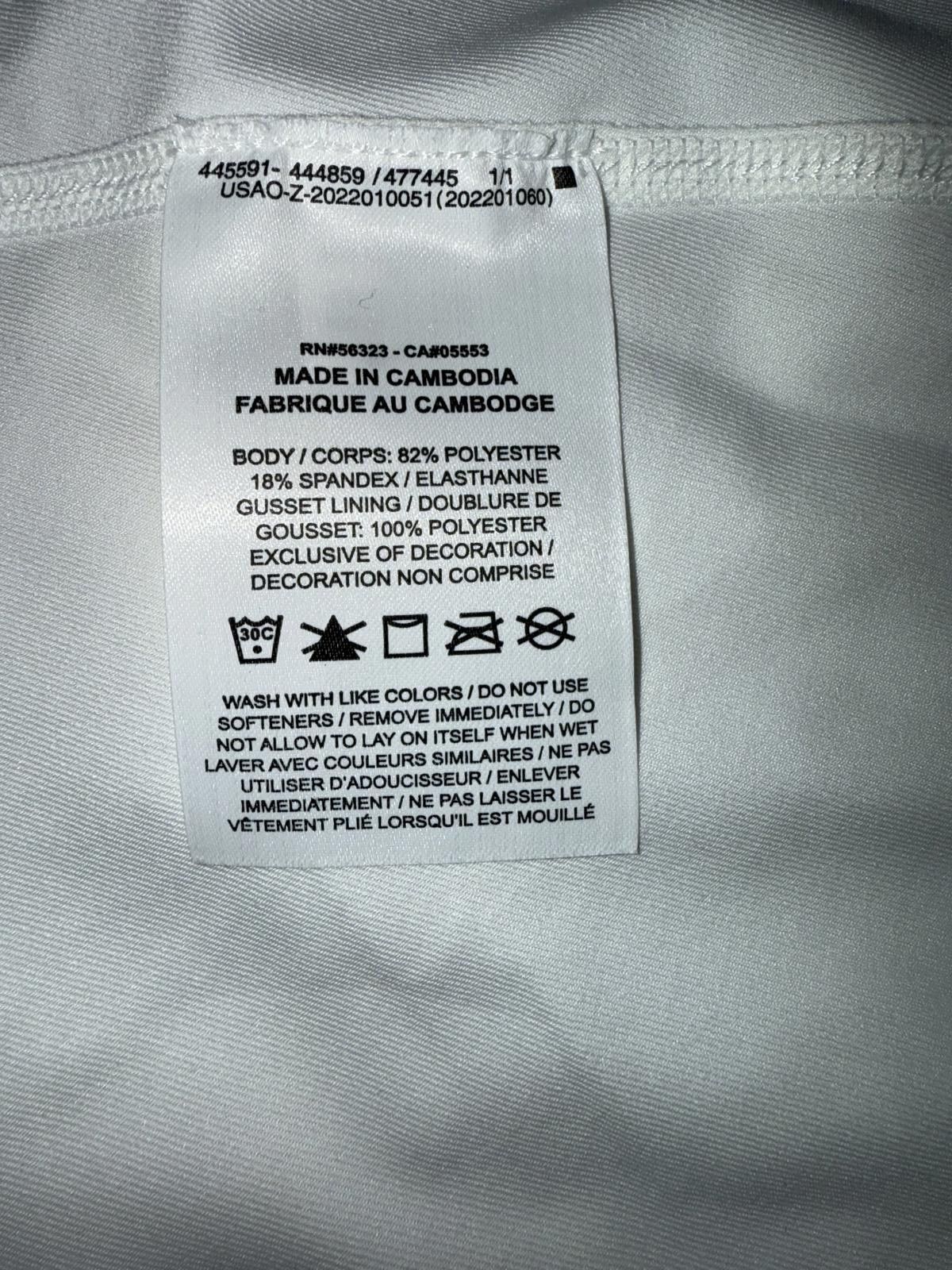 Nike Nike Pro Women’s WNBA Team Issued 8” Compression White Shorts Sample Size 28" / US 6 / IT 42 - 5 Thumbnail