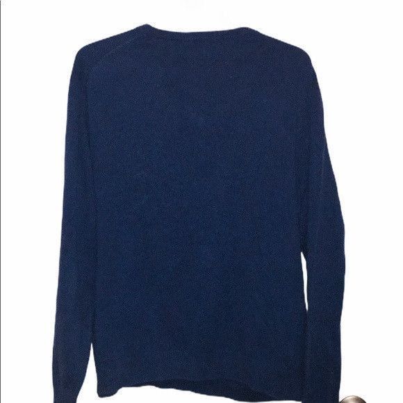 Lands' End Lands end V-neck blue man sweater Size US XL / EU 56 / 4 - 2 Thumbnail