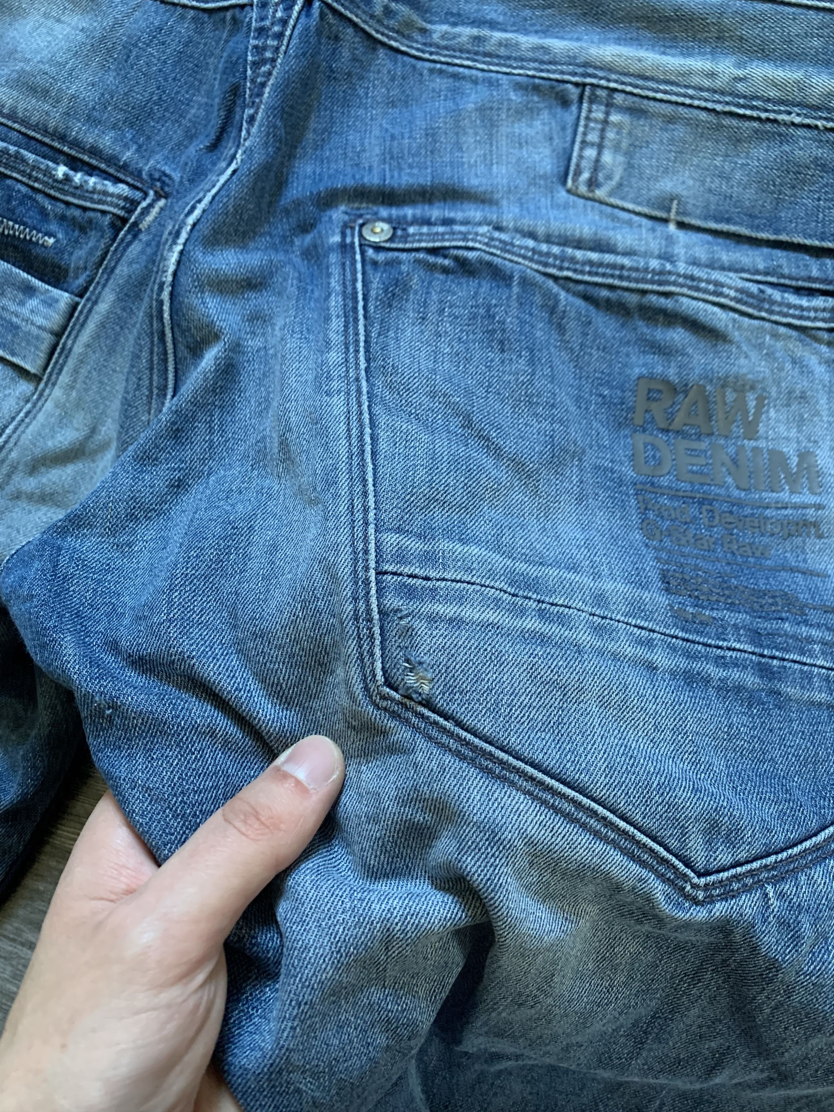 G-Star Vintage G Star Raw Engineered Cargo Denim Shorts Size US 34 / EU 50 - 7 Thumbnail