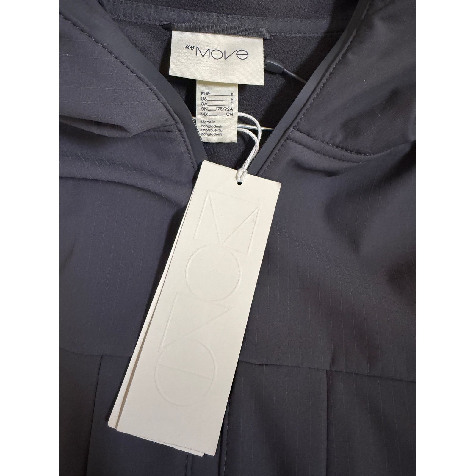 H&M H&M Move NWT Grey Polyester Rain Jacket Size US S / EU 44-46 / 1 - 8 Thumbnail