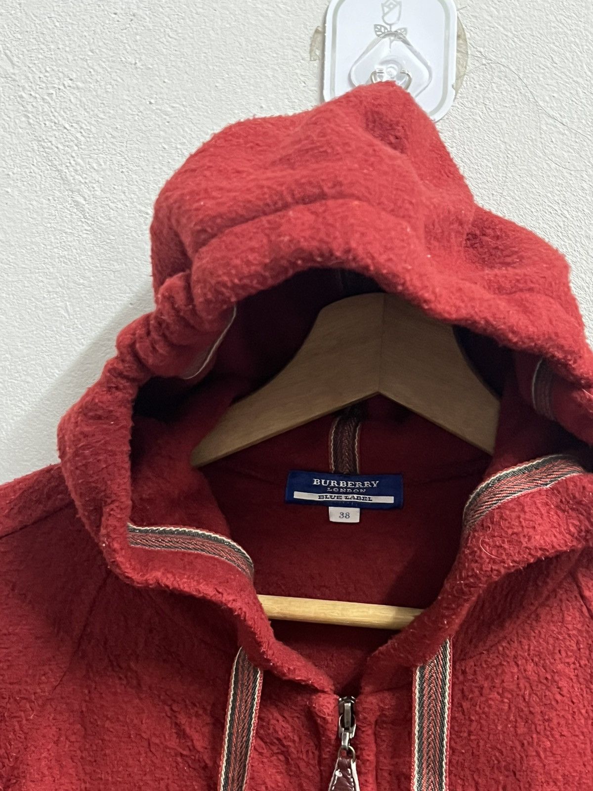 Burberry BURBERRY Blue Label sweatshirt zipper hoodie fleece Size US XS / EU 42 / 0 - 2 Thumbnail