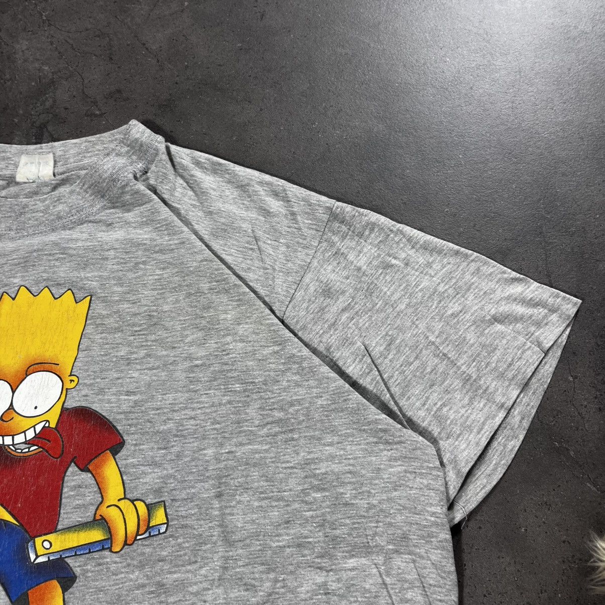 Cartoon Network Vintage 90s The Simpsons Measure Dick Sex Tshirt Tee Size US M / EU 48-50 / 2 - 5 Thumbnail
