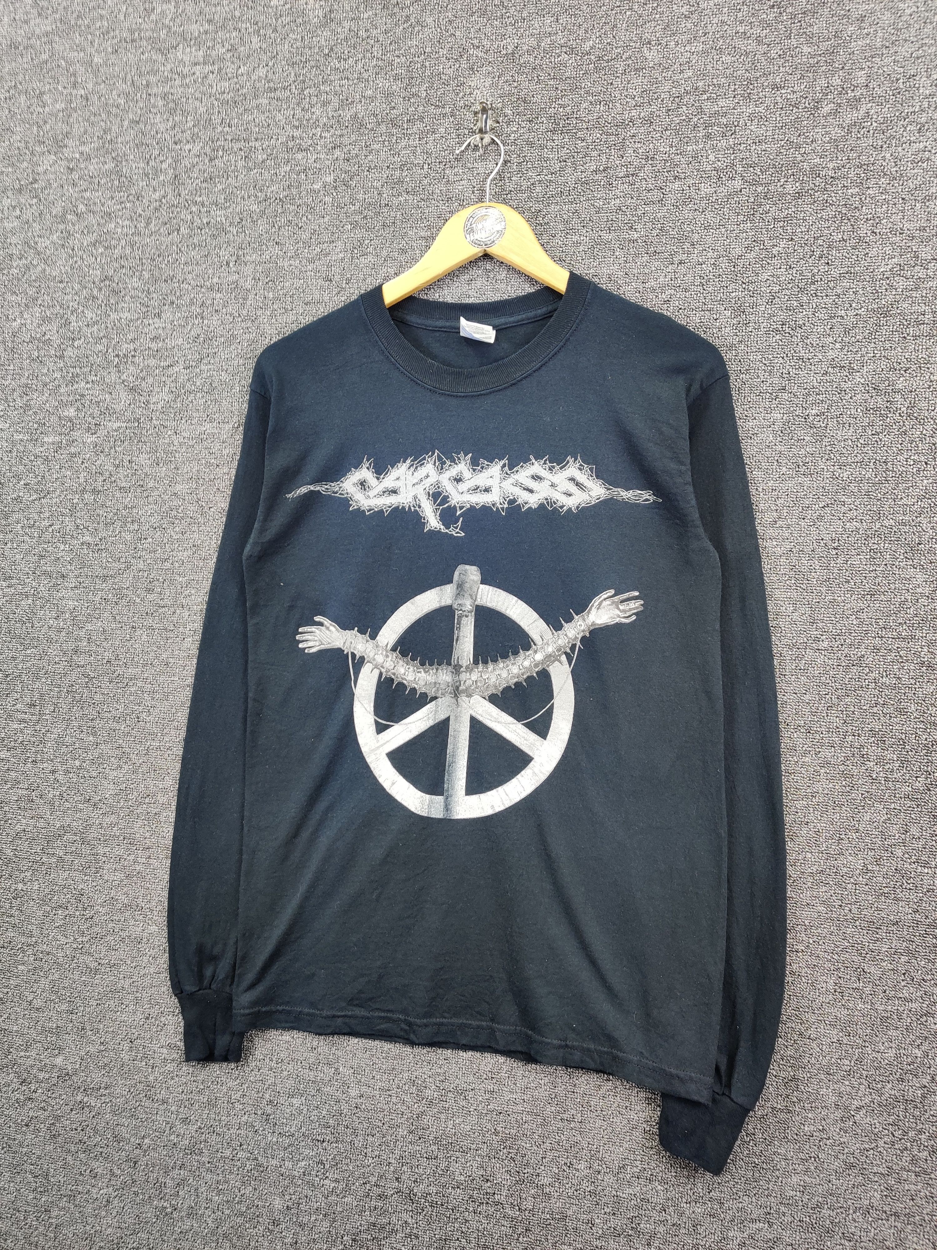 Band Tees Vintage Carcass Tour Death Metal Long Sleeve Tee Tshirt Size US S / EU 44-46 / 1 - 2 Thumbnail