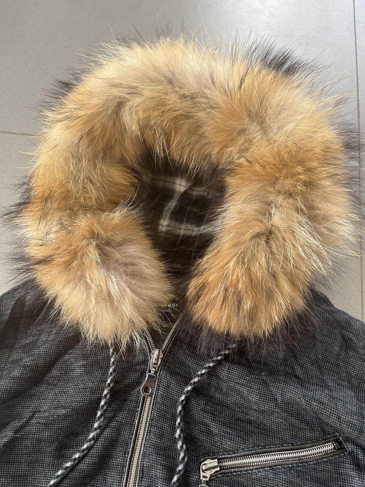 If Six Was Nine Japanese~Plus One Fur Zip Hoodie Seditionaries Gothic Style Size US L / EU 52-54 / 3 - 3 Thumbnail