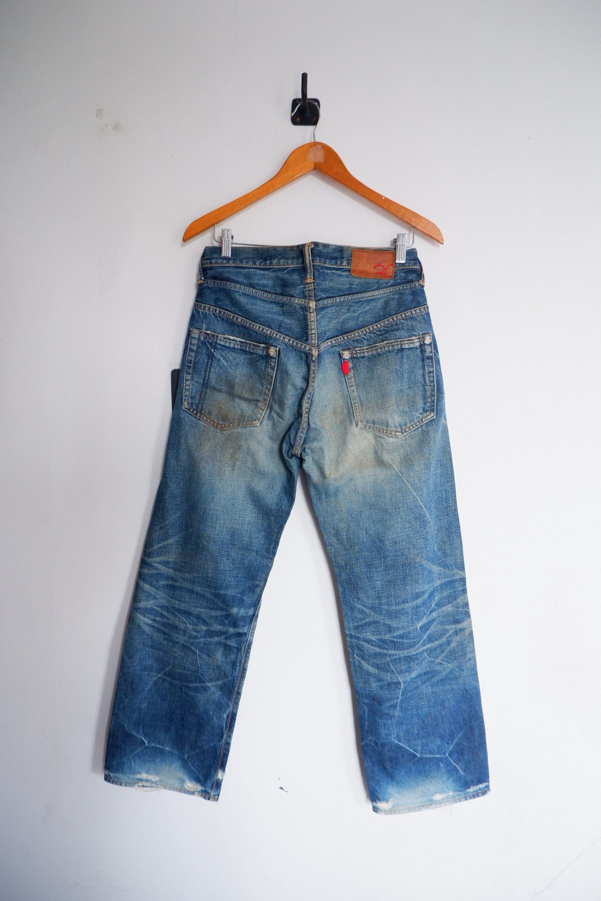 ANACHRONORM Anachronorm Vintage Trashed Distressed Selvedge Denim Size US 30 / EU 46 - 2 Thumbnail
