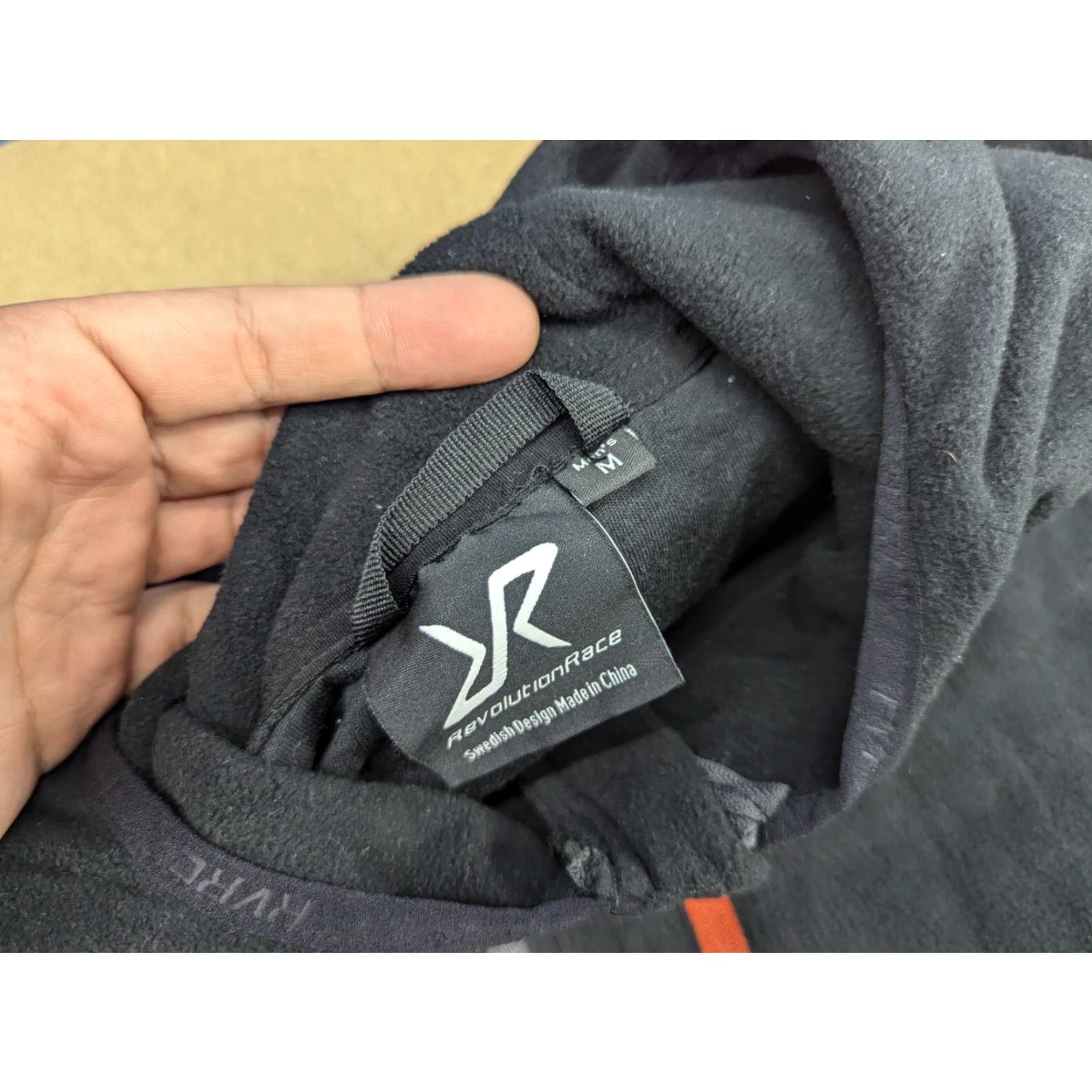 Vintage Revolution Race Trekker Hoody Jacket Mens M Outdoor Black Fleece jacket Zip Hooded Casual Athletic Size US M / EU 48-50 / 2 - 7 Thumbnail