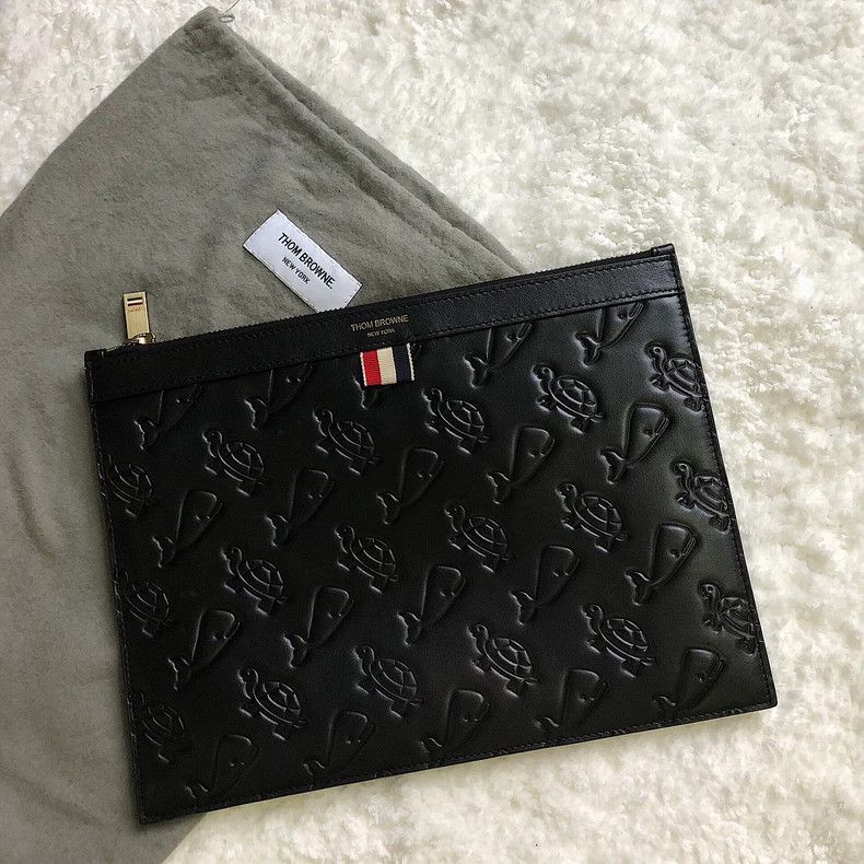 Thom Browne Thom Browne Size OSWhale and Turtle Print Handbag 2501-Next Size ONE SIZE - 1 Thumbnail