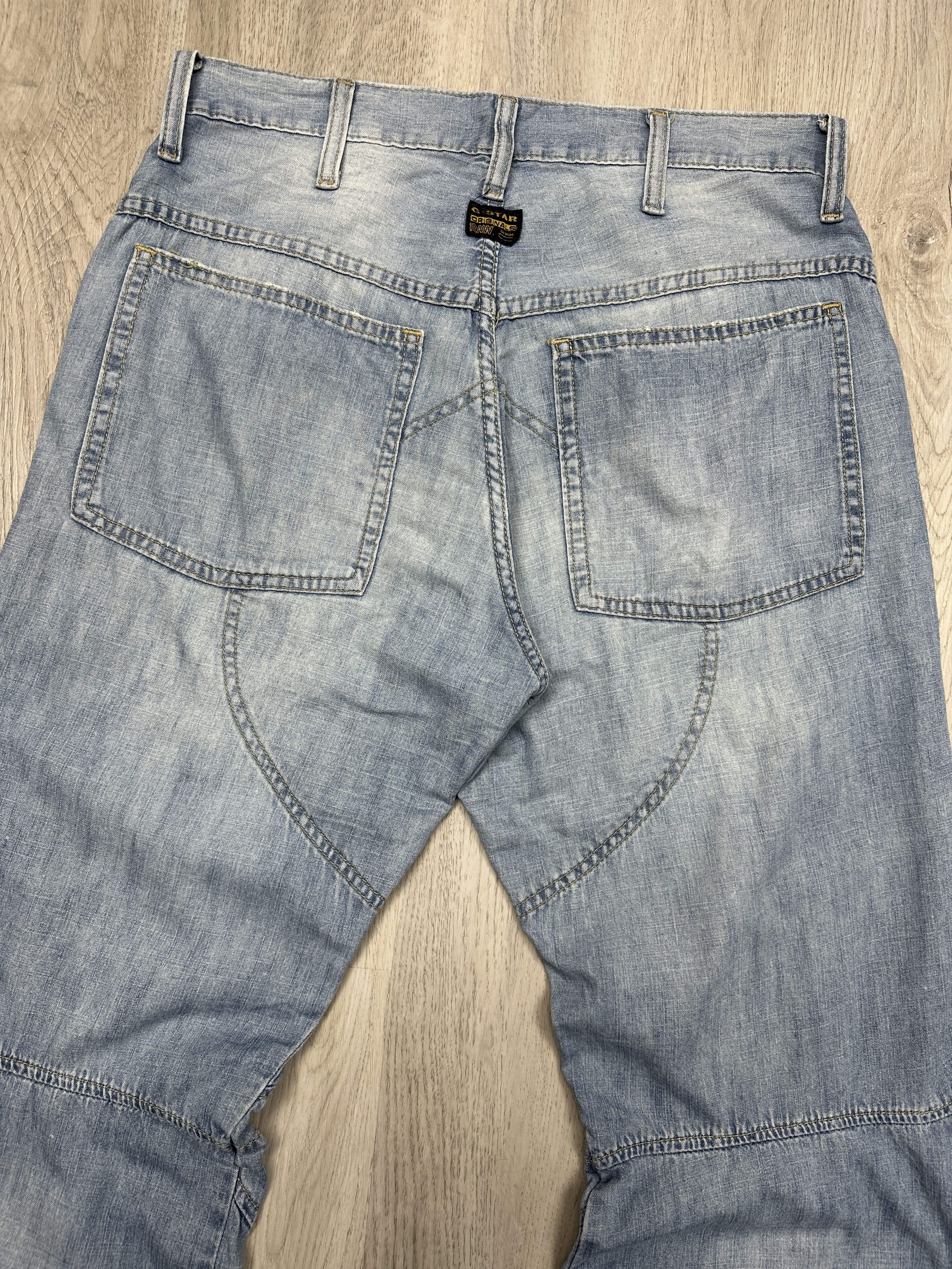 G-Star G Star Raw Mens Elwood Denim Pants Double Knee Jeans Size US 31 - 7 Thumbnail