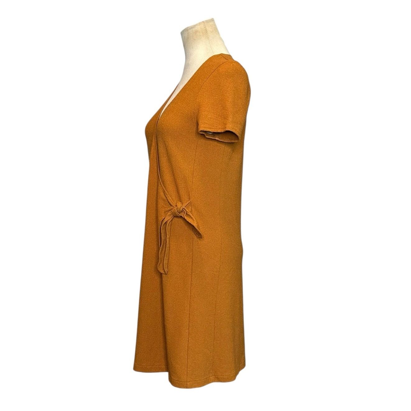 Madewell Madewell Golden Pecan faux wrap mini dress size XS Size XS / US 0-2 / IT 36-38 - 9 Thumbnail