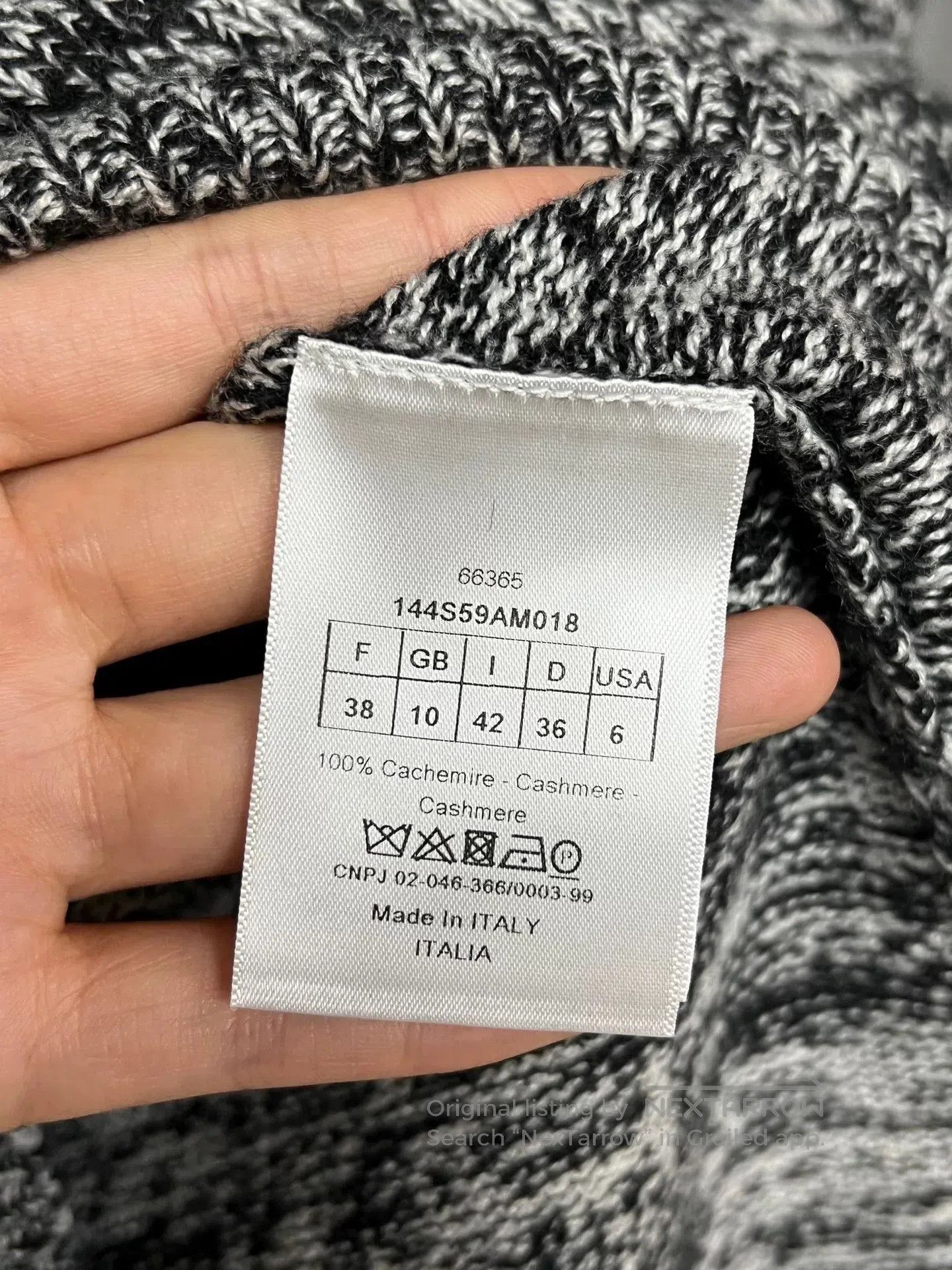 Dior Dior Cashmere Dinosaur Sweater. Size S / US 4 / IT 40 - 3 Thumbnail