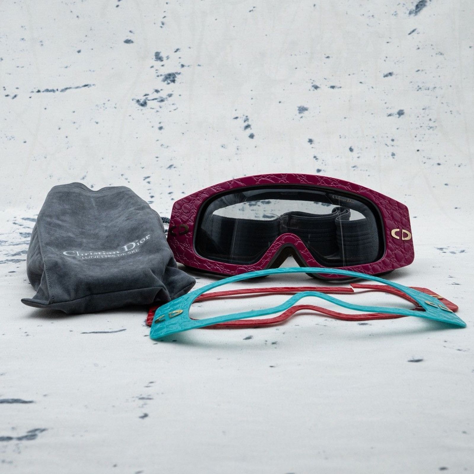 Dior Vintage 80s dior multicolour mask cd logo ski goggle glasses Size ONE SIZE - 12 Thumbnail