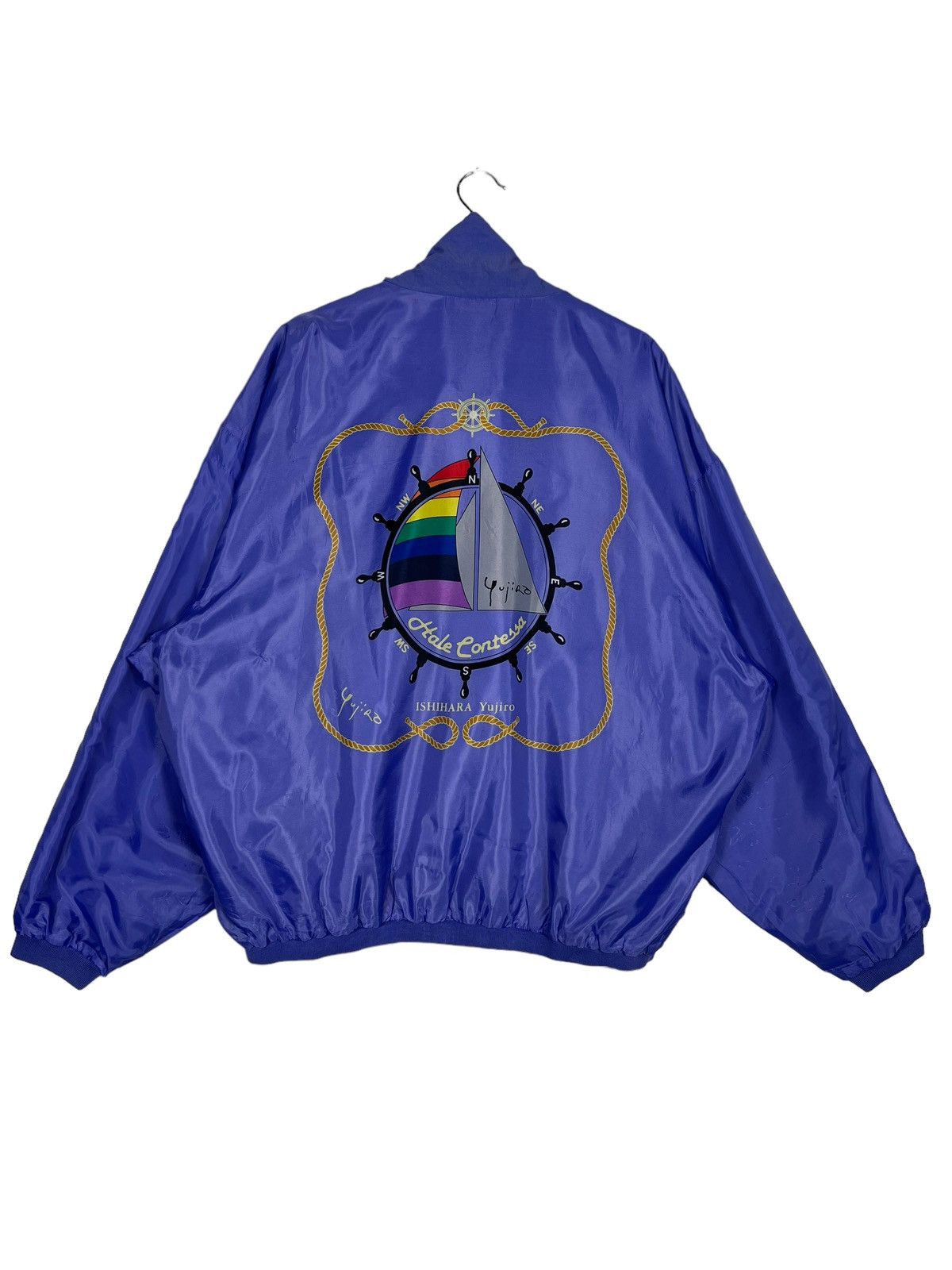 Japanese Brand 🔥 YUJIRO ISHIHARA LIGHT BOMBER JACKET Size US L / EU 52-54 / 3 - 8 Thumbnail