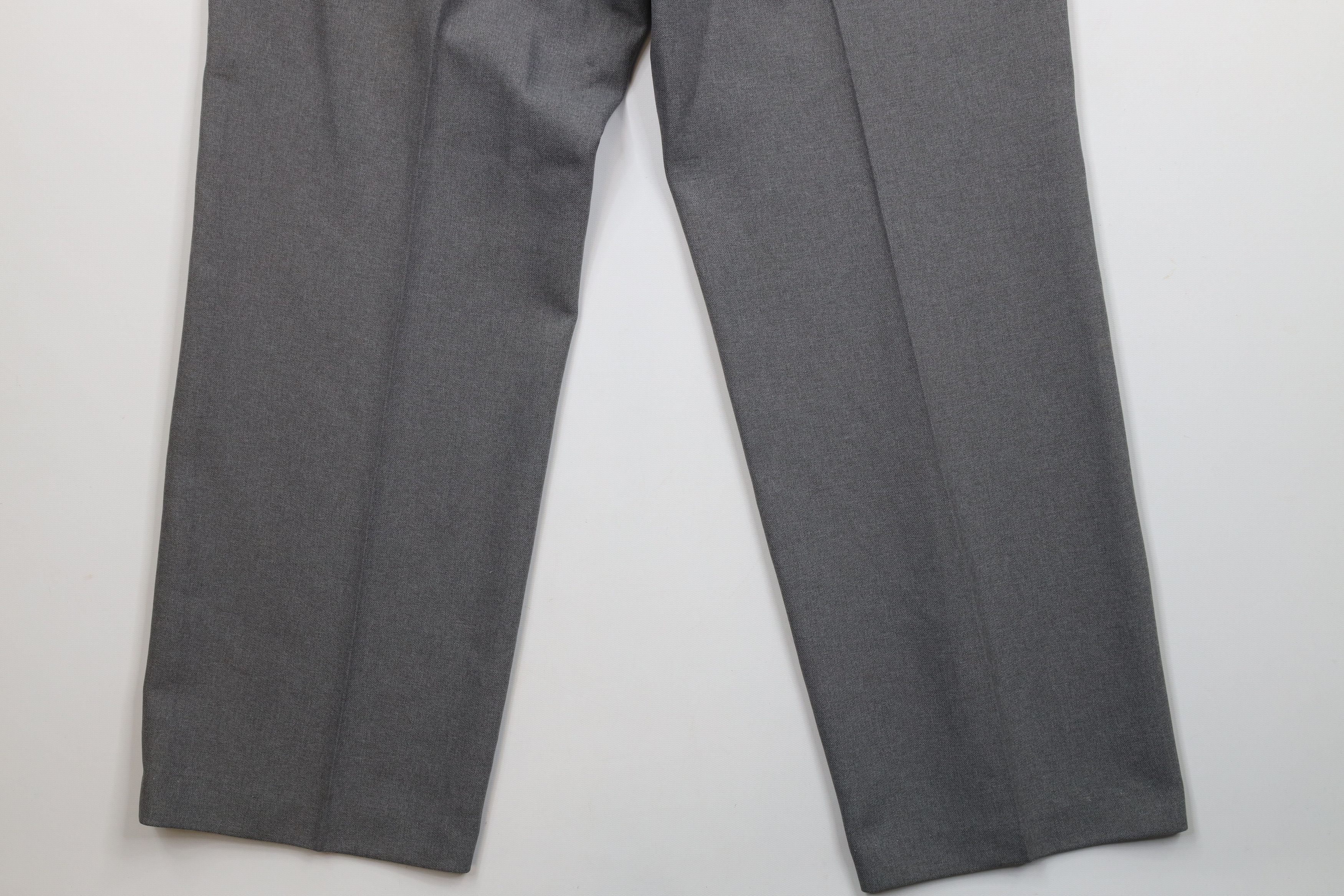 Vintage Vintage 70s Streetwear Flared Wide Leg Chino Pants Gray USA Size US 34 / EU 50 - 13 Thumbnail