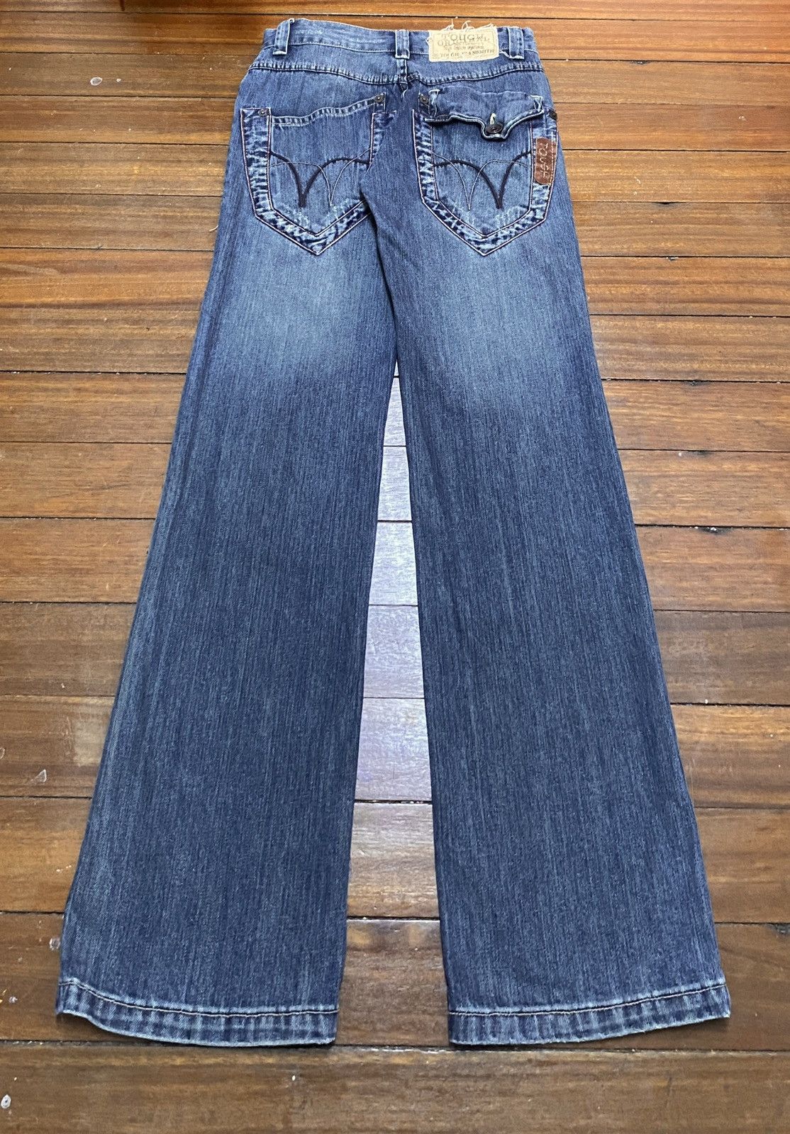 Japanese Brand Very Rare Design Vintage Brand Tough Jeans 2000s Size US 30 / EU 46 - 2 Thumbnail