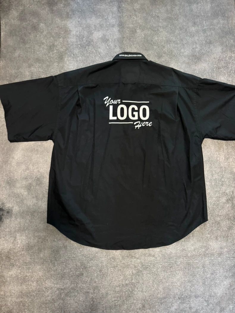 Balenciaga Balenciaga 21 Black Logo Short Sleeve Shirt - dmc Size US XS / EU 42 / 0 - 1 Thumbnail