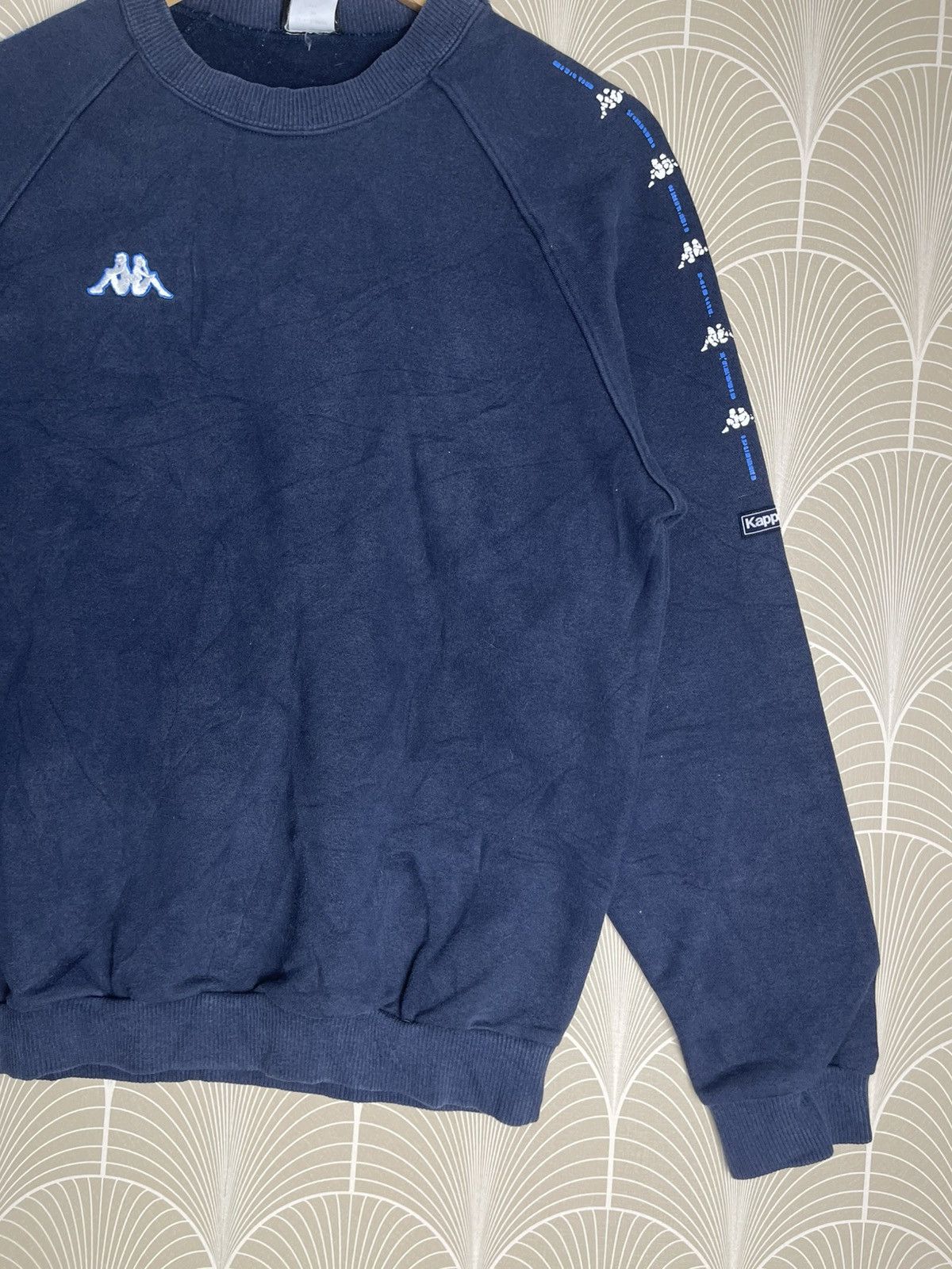 Japanese Brand × Kappa × Vintage VINTAGE 90s KAPPA FOOTBALL EQUIPMENT SIDE LOGO SWEATSHIRT Size US S / EU 44-46 / 1 - 4 Thumbnail