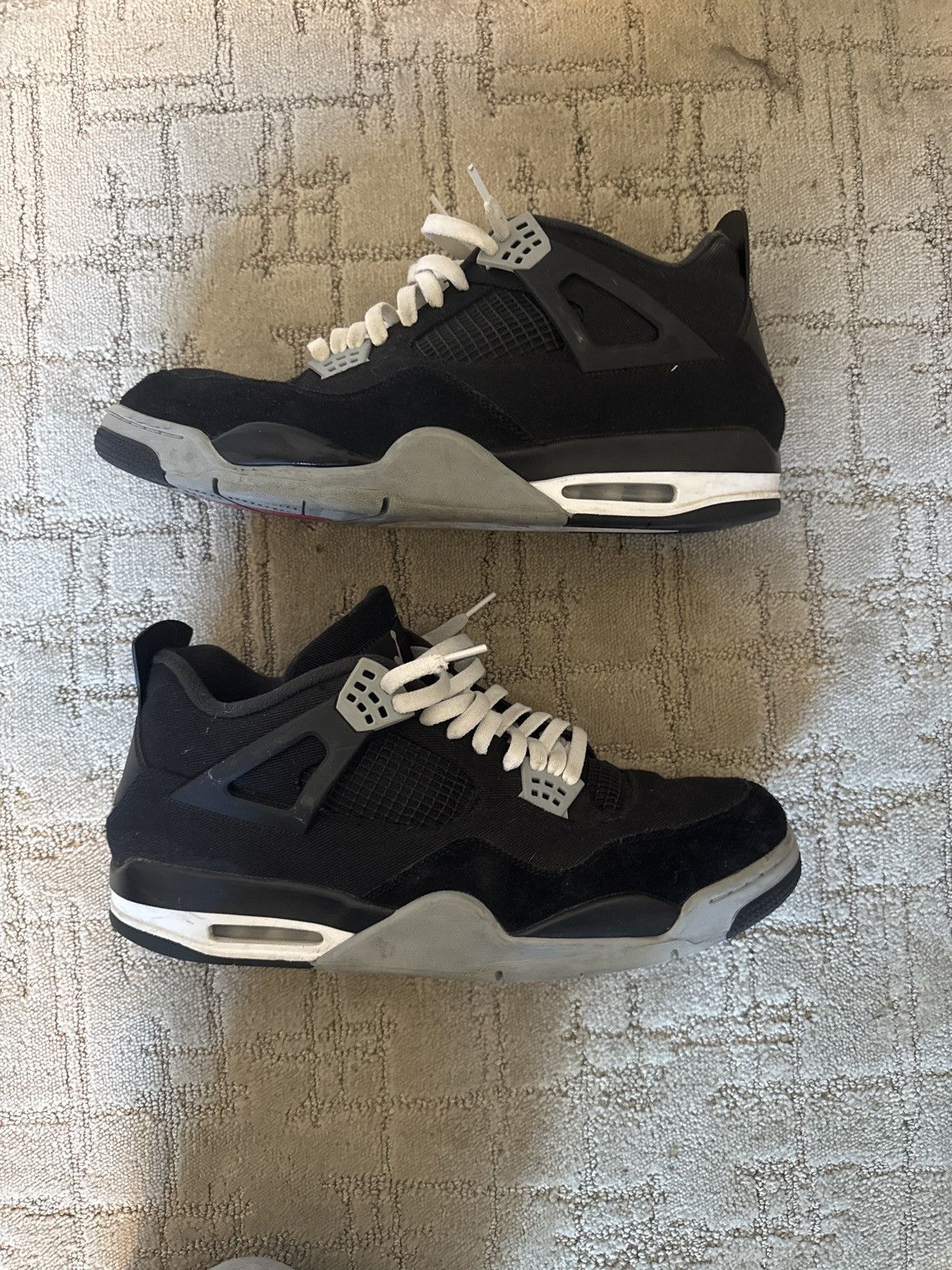 Jordan Brand Jordan 4 Black Canvas Size US 15 / EU 48 - 1 Thumbnail