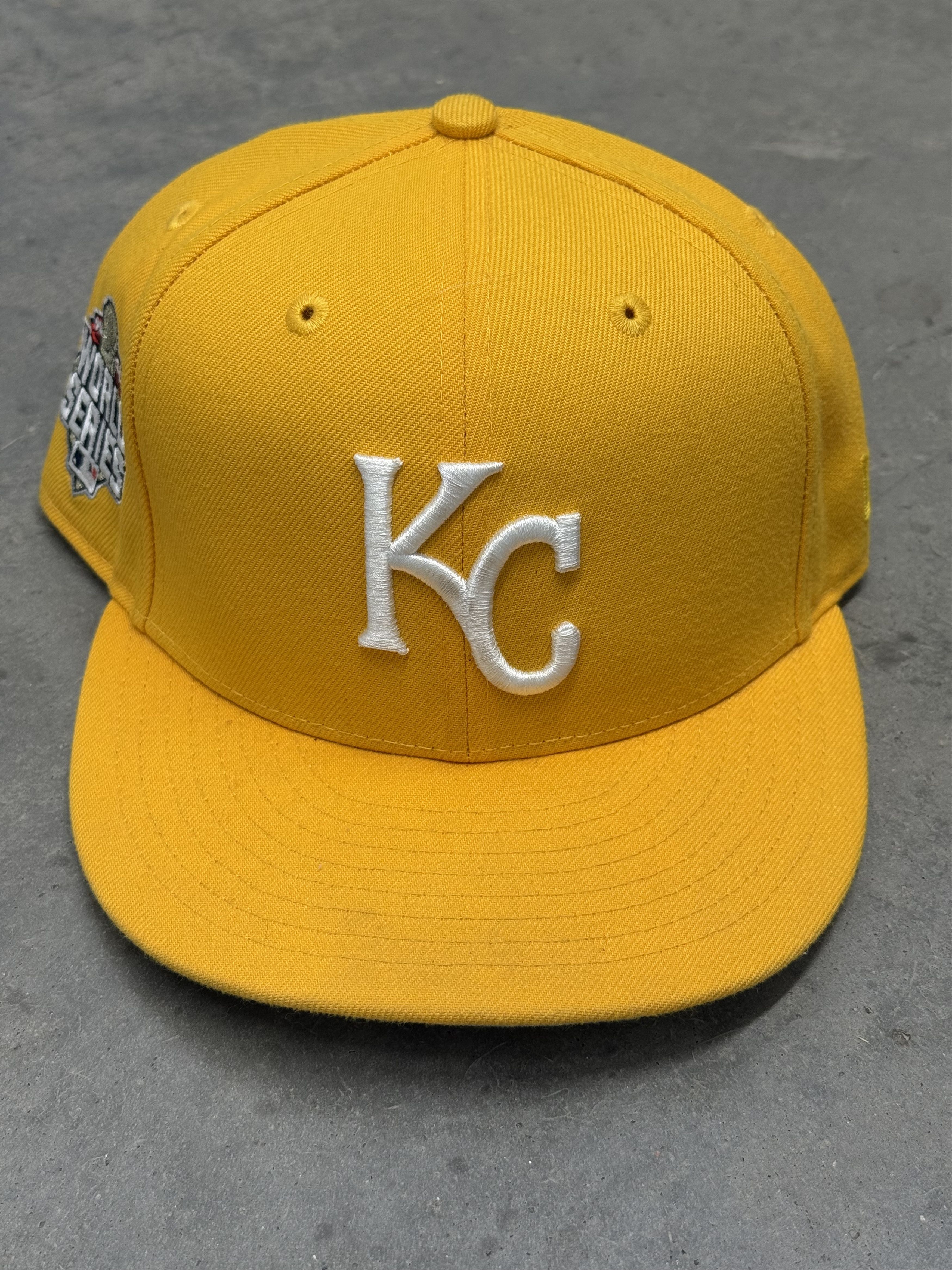 Hat Club KC Royals Taxi Cab Yellow Hat Club 2015 World Series Patch Size ONE SIZE - 2 Thumbnail