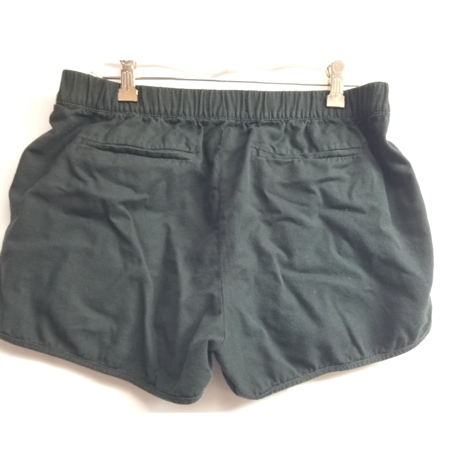 Madewell Madewell Shorts Women's M Black Inseam Pockets Stretch Elastic Waist Classic Size 32" / US 10 / IT 46 - 2 Thumbnail