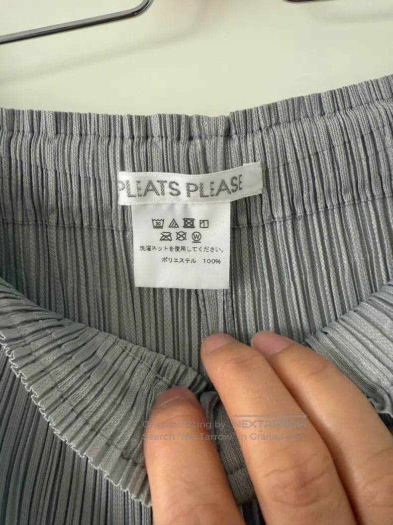 Issey Miyake Issey Miyake Light Gray Pleated Wide-leg Pants Size 26" / US 2 / IT 38 - 2 Thumbnail