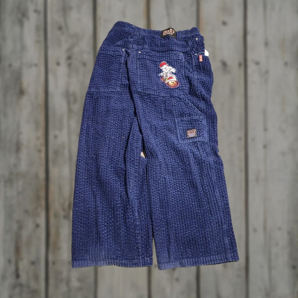 Denime VINTAGE 101f Jeans 90s Grunge Wide-Leg Denim Blue 32 36 Regular Men Size US 36 / EU 52 - 1 Thumbnail