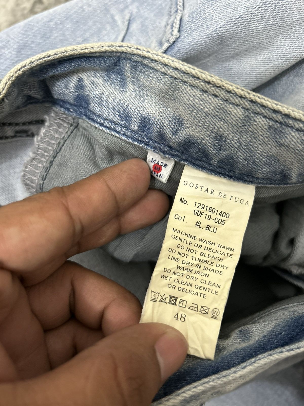 GOSTAR DE FUGA Gostar De Fuga Japan Slim Distressed Jeans Size US 34 / EU 50 - 9 Thumbnail
