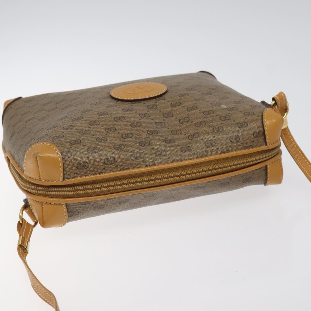 Gucci GUCCI Micro GG Supreme Shoulder Bag Pvc Beige Gold 007 115 Size ONE SIZE - 6 Thumbnail