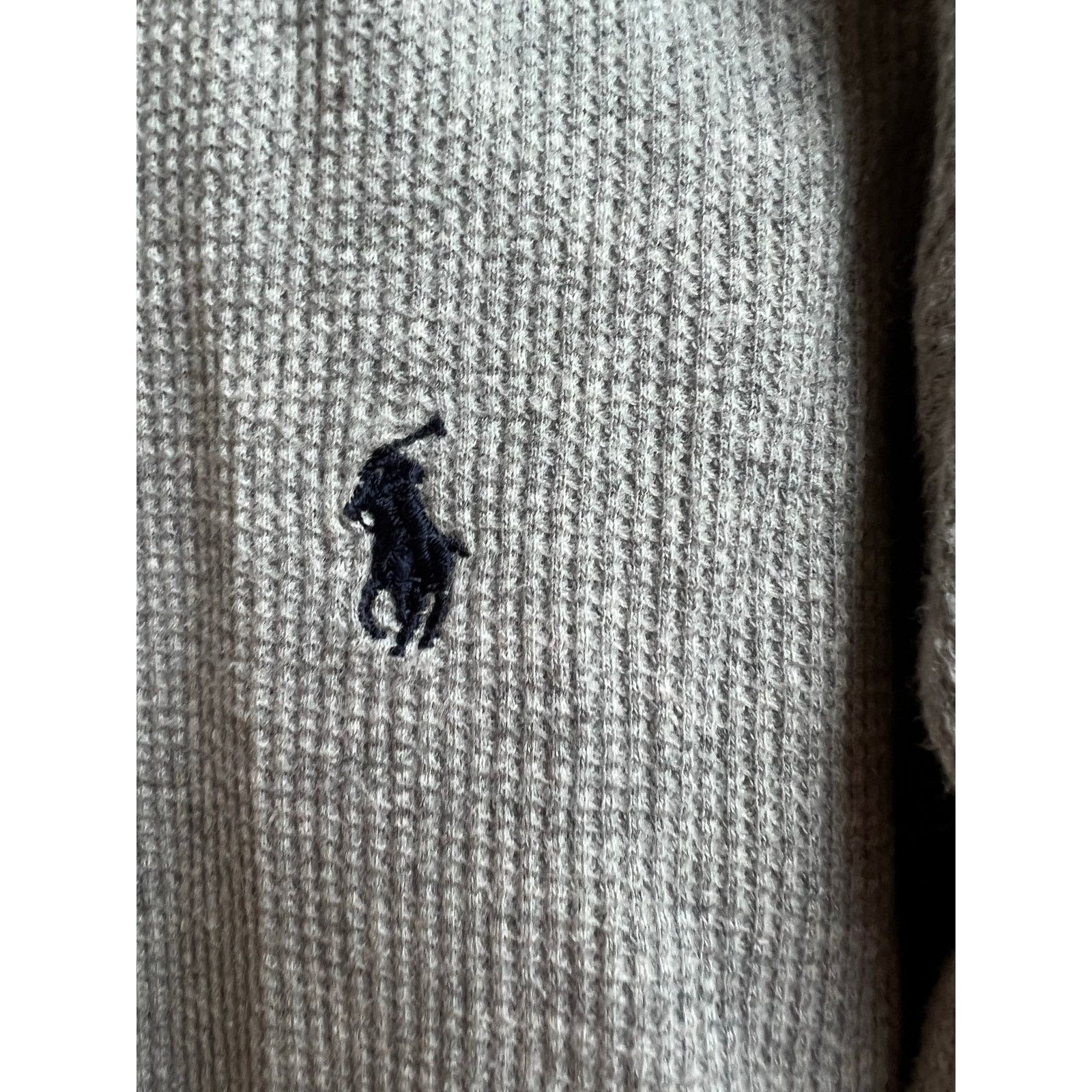 Ralph Lauren Polo by Ralph Lauren Underwear Gray Waffle Knit Shirt Gray Size US L / EU 52-54 / 3 - 4 Thumbnail