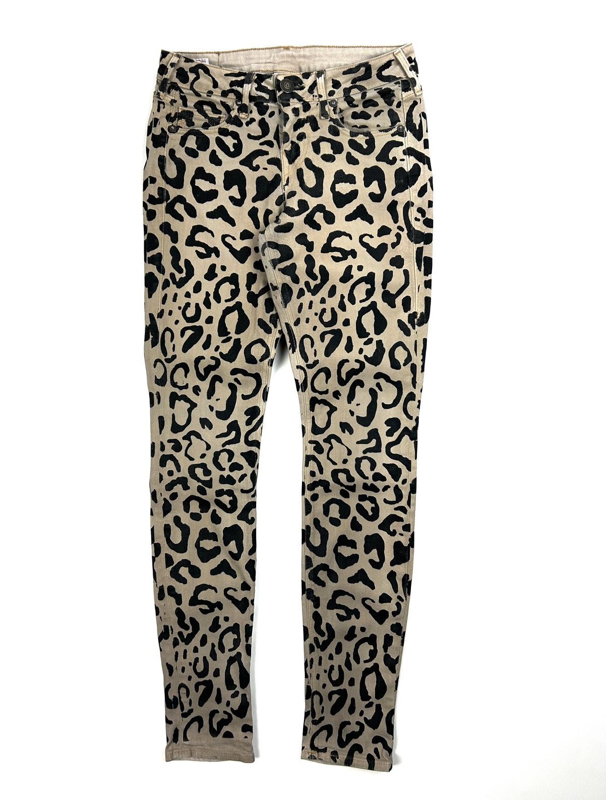 True Religion rare True Religion Leopard Jeans Skinny Made In USA Y2K Size 25" / US 0 / IT 36 - 1 Thumbnail