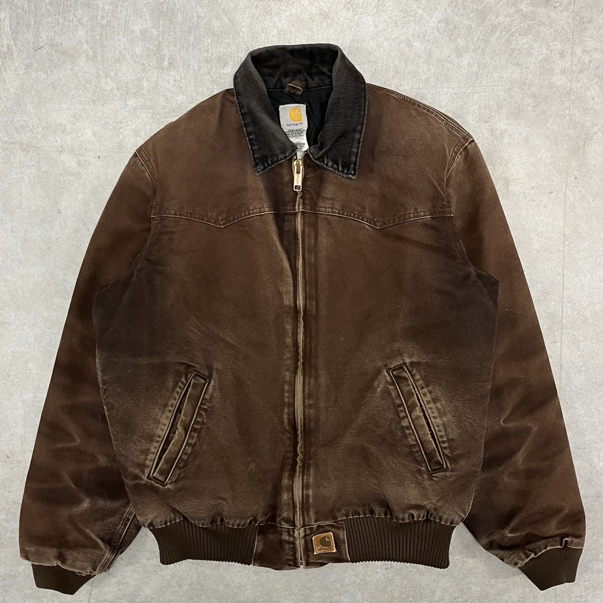 image of Carhartt Santa Fe Jacket in Brown, Men's (Size Large)