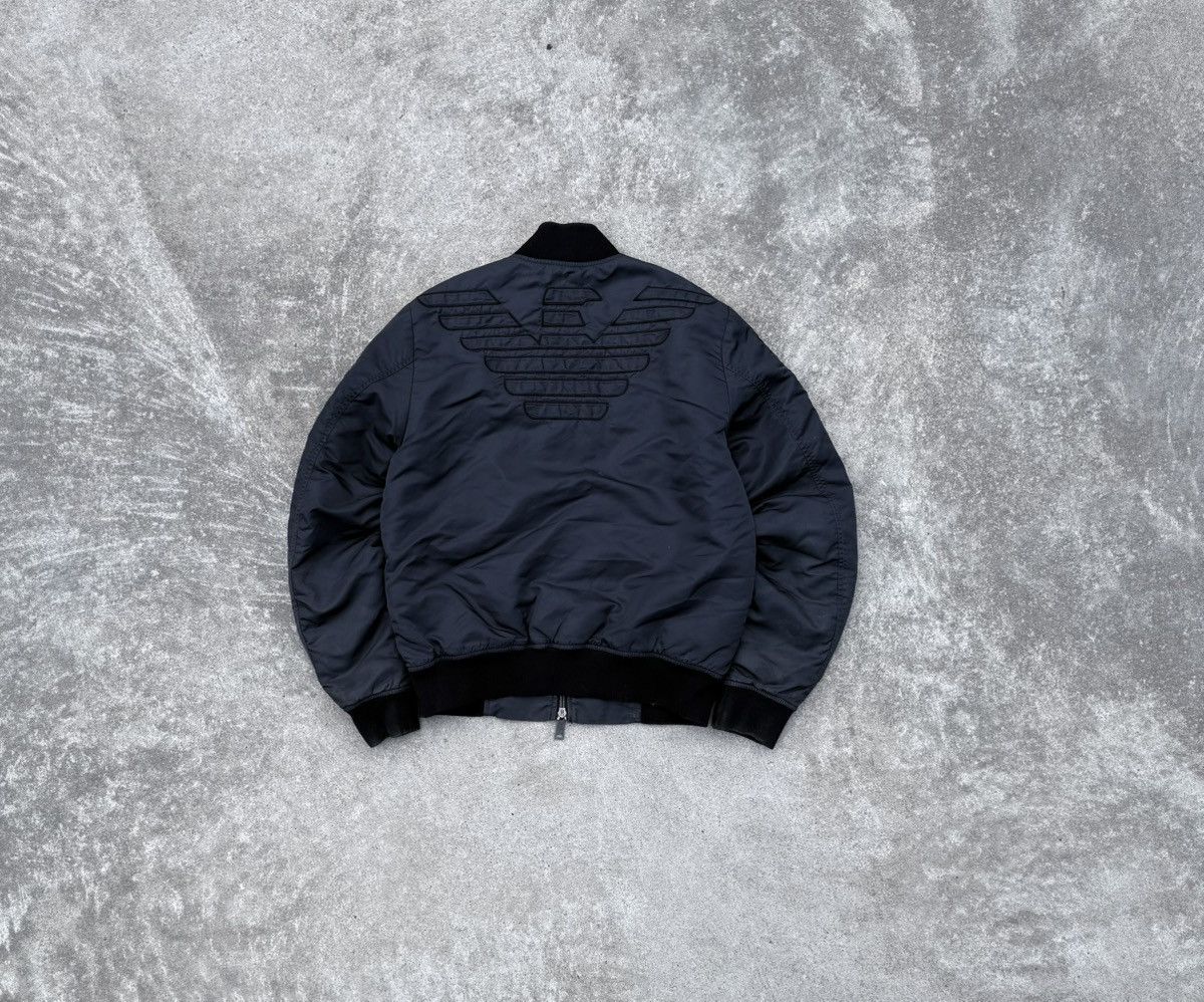 Armani × Vintage Vintage RARE Armani Y2K streetwear avantgarde luxury bomber Size US M / EU 48-50 / 2 - 1 Thumbnail