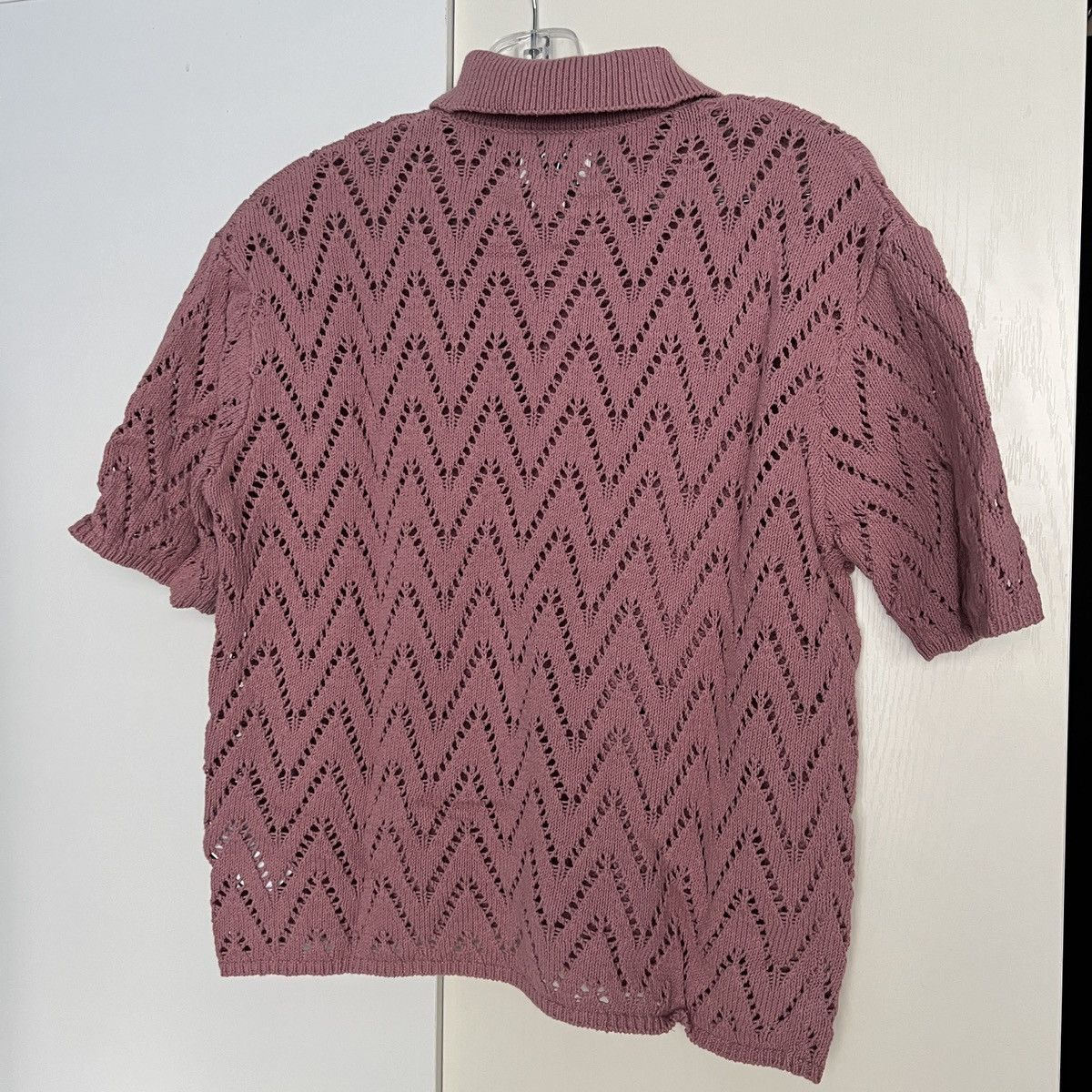Bdg UO BDG Pink button up knit shirt sweater Size US S / EU 44-46 / 1 - 6 Thumbnail