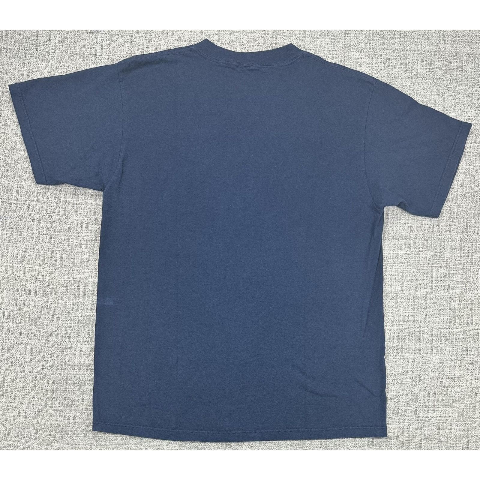 Logo 7 New York Yankees Shirt Blue MLB Baseball Logo 7 Tee 90s Sz L Size US L / EU 52-54 / 3 - 10 Thumbnail