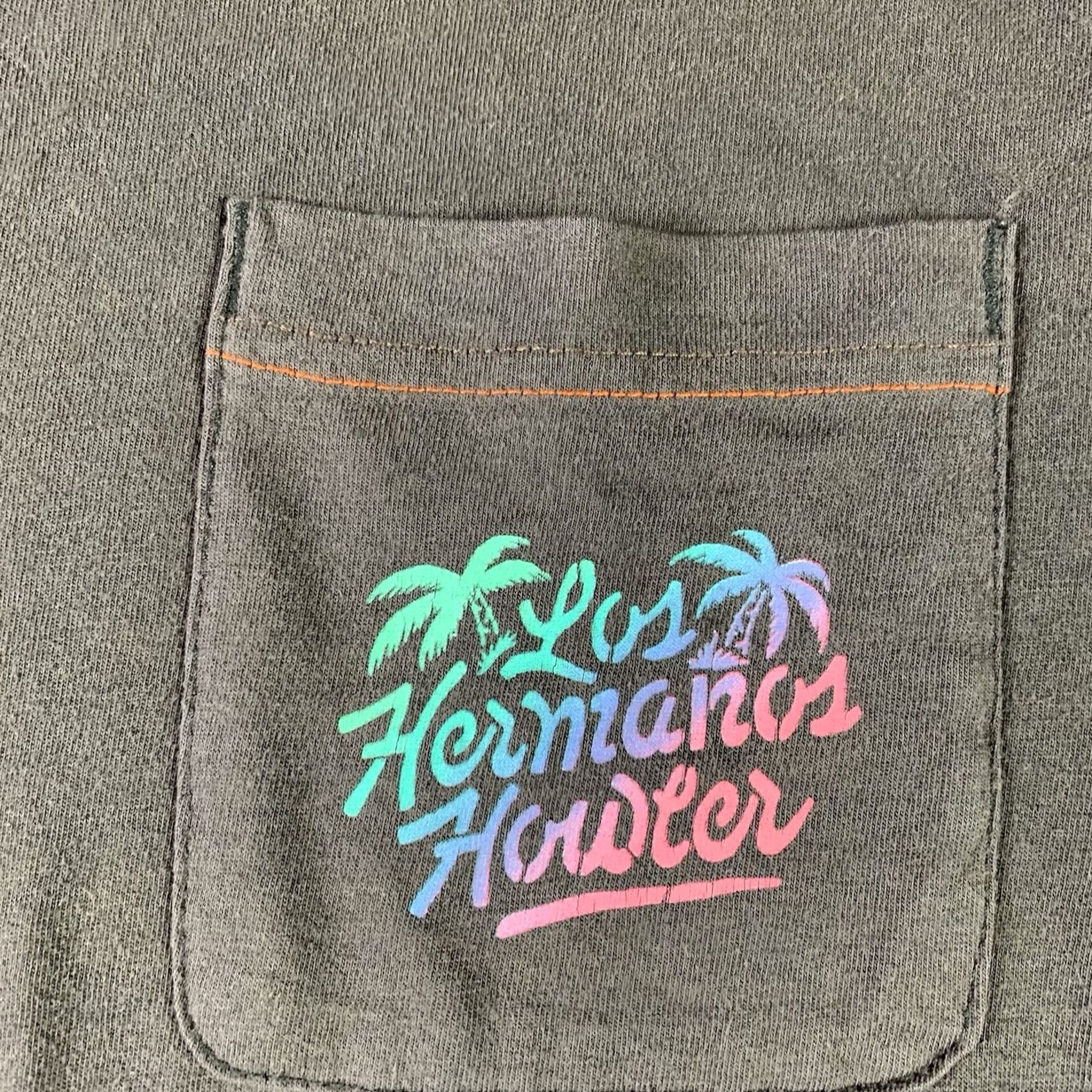 Howler Brothers Howler Brothers Los Hermanos Howler Pocket T-Shirt Mens Medium Gray Shirt Short Sleeve Crew Neck Pocket Graphic Print Cotton Knit 2020s Mens Size US M / EU 48-50 / 2 - 3 Thumbnail