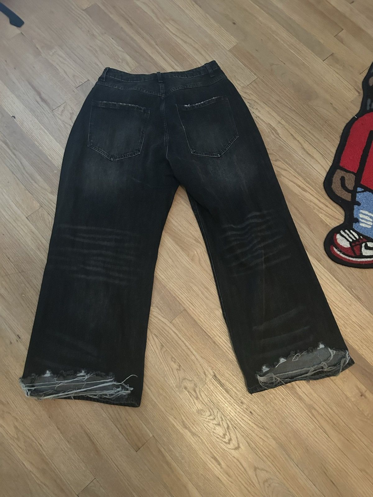 Other ryan liam black ripped baggy denim Size US 32 / EU 48 - 2 Thumbnail