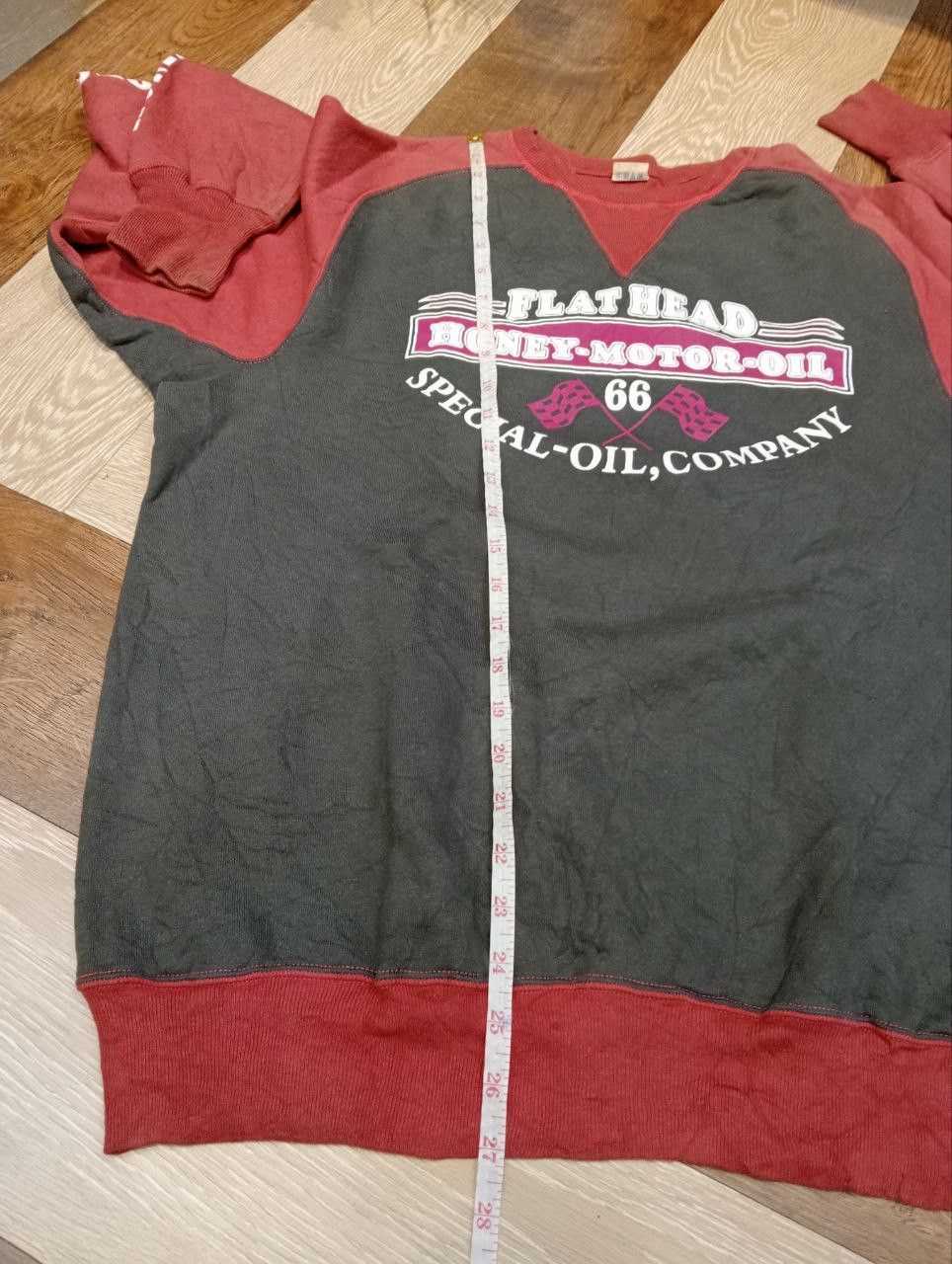 The Flat Head THE FLAT HEAD HONEY MOTOR OIL SWEATSHIRT - SIZE XL Size US XL / EU 56 / 4 - 12 Thumbnail