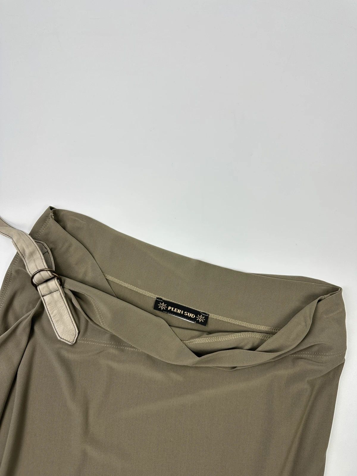 plein sud Plein Sud 00’s Wrap Asymmetrical Khaki Long Skirt Size 25" / US 0 / IT 36 - 4 Thumbnail