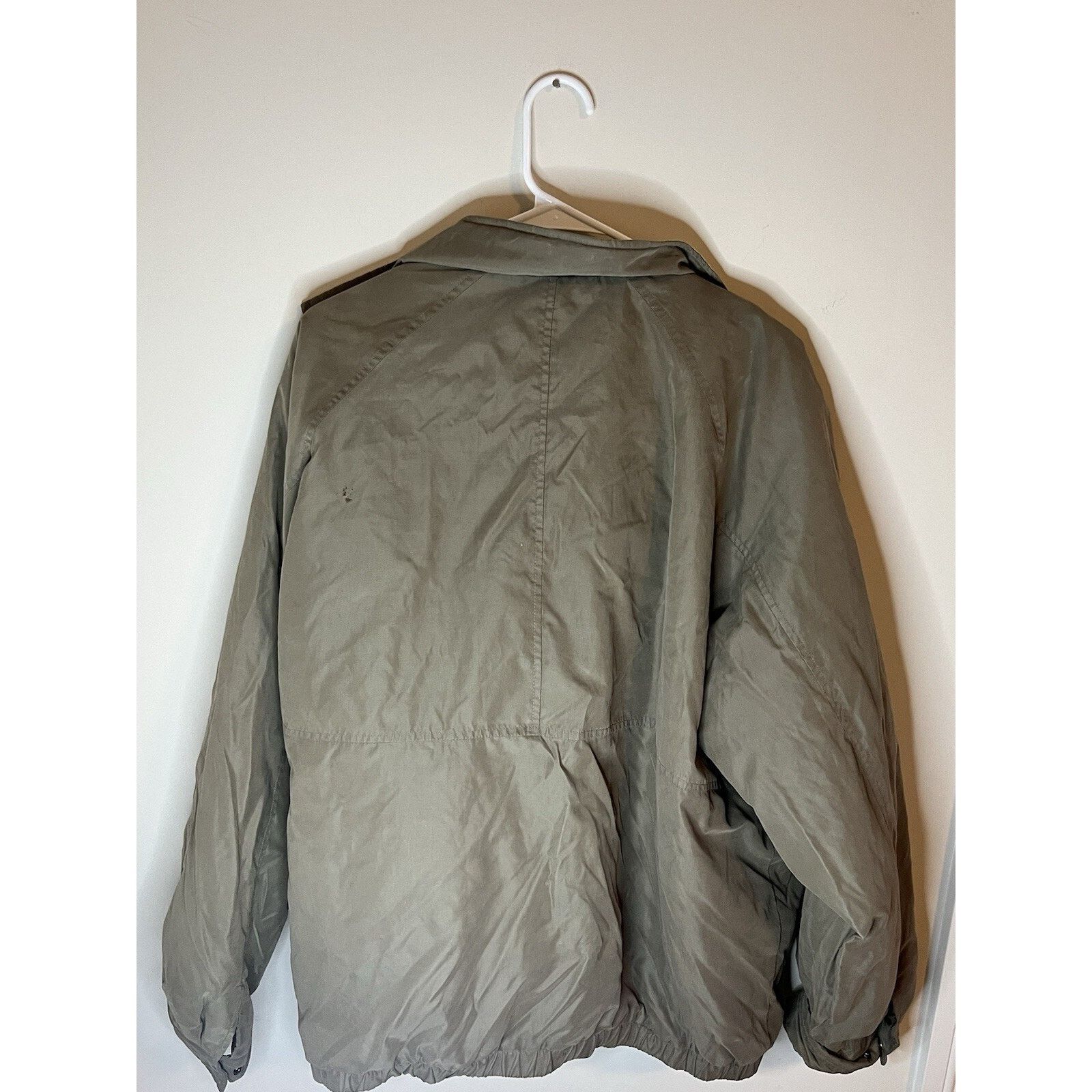 Van Heusen Men’s Van Heusen XL Olive Green Long Sleeved Zip Up Jacket Size US XL / EU 56 / 4 - 2 Thumbnail