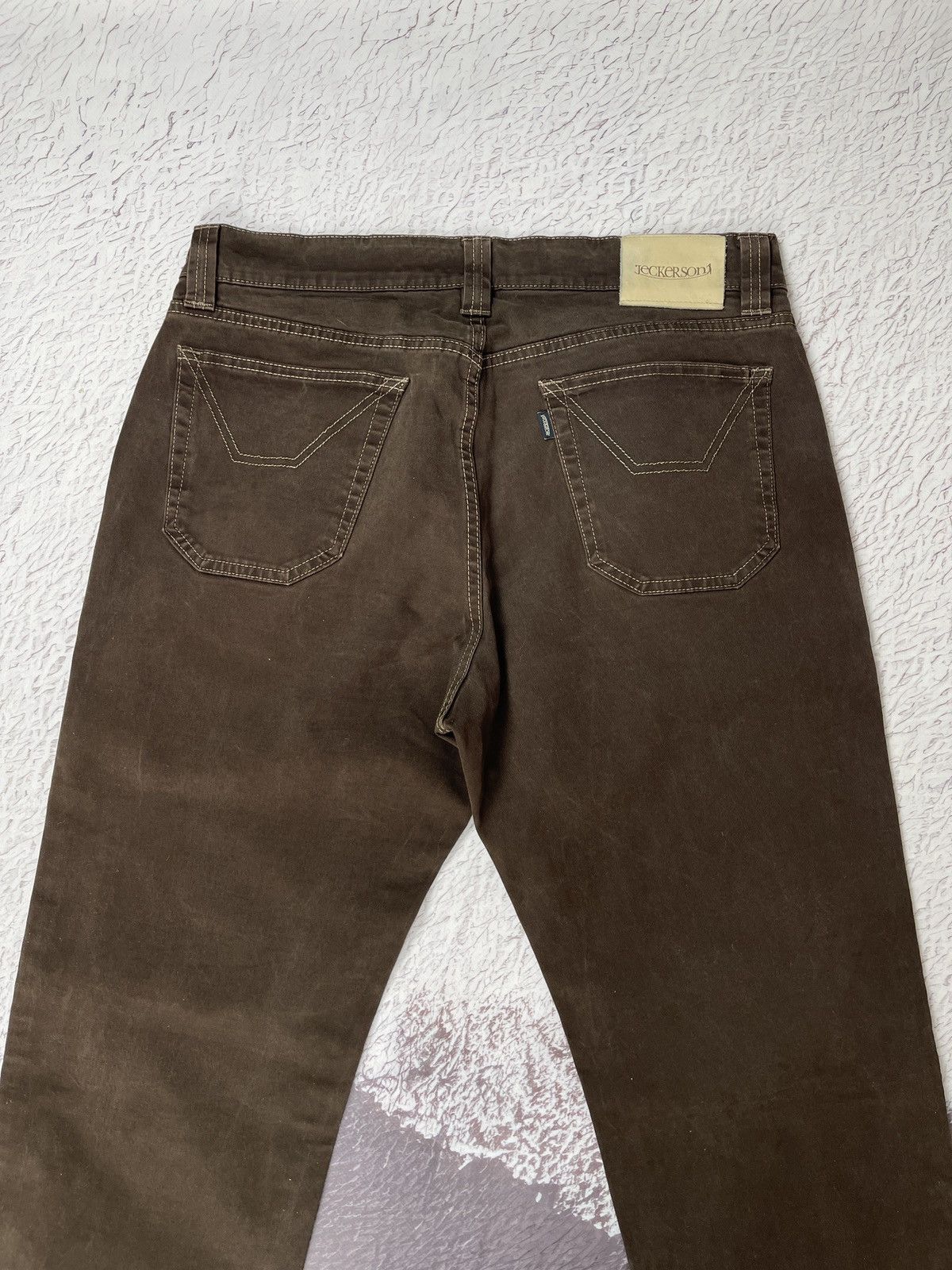 Jeckerson Jeckerson vintage brown smart casual denim pants Size US 34 / EU 50 - 20 Thumbnail